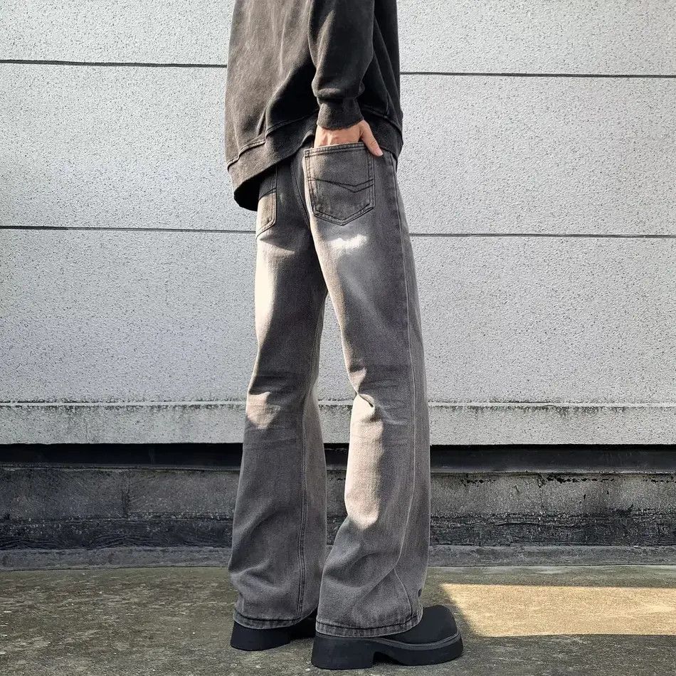 Japanese Brand Retro loose straight leg wide leg jeans Size US 32 / EU 48 - 4 Thumbnail