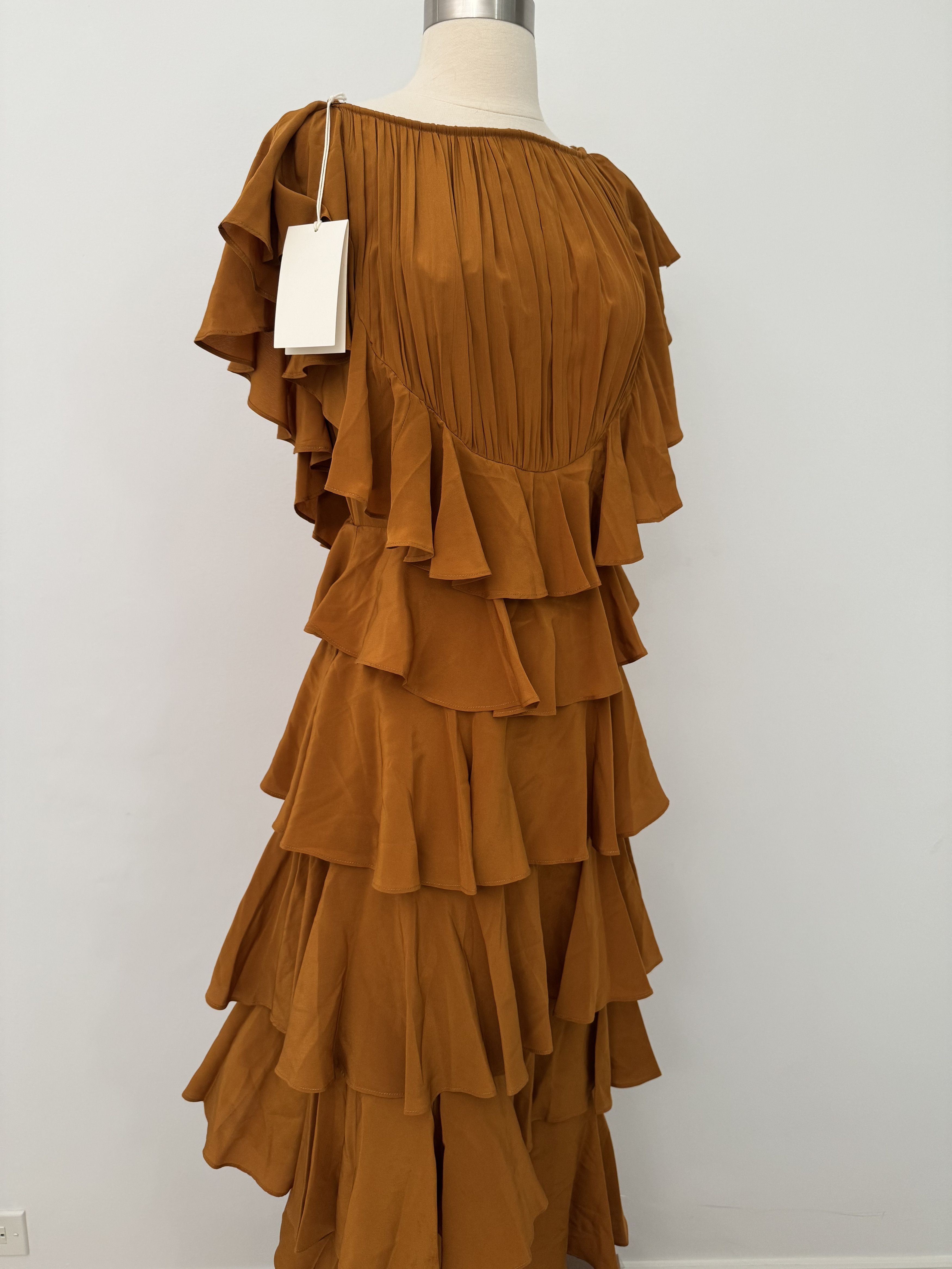 Ulla Johnson Ulla Johnson Freja Gown, Sandstone Size XS / US 0-2 / IT 36-38 - 2 Thumbnail