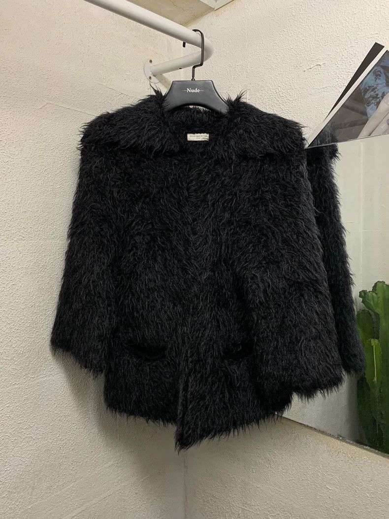 Dries Van Noten Dries Van Noten Mohair Furry Coat Size US S / EU 44-46 / 1 - 1 Thumbnail