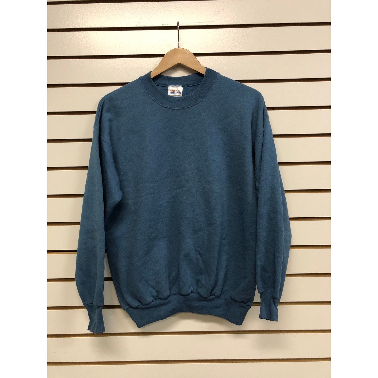Hanes Vintage blank blue Sweatshirt size medium 1990s 80s Size US M / EU 48-50 / 2 - 1 Thumbnail