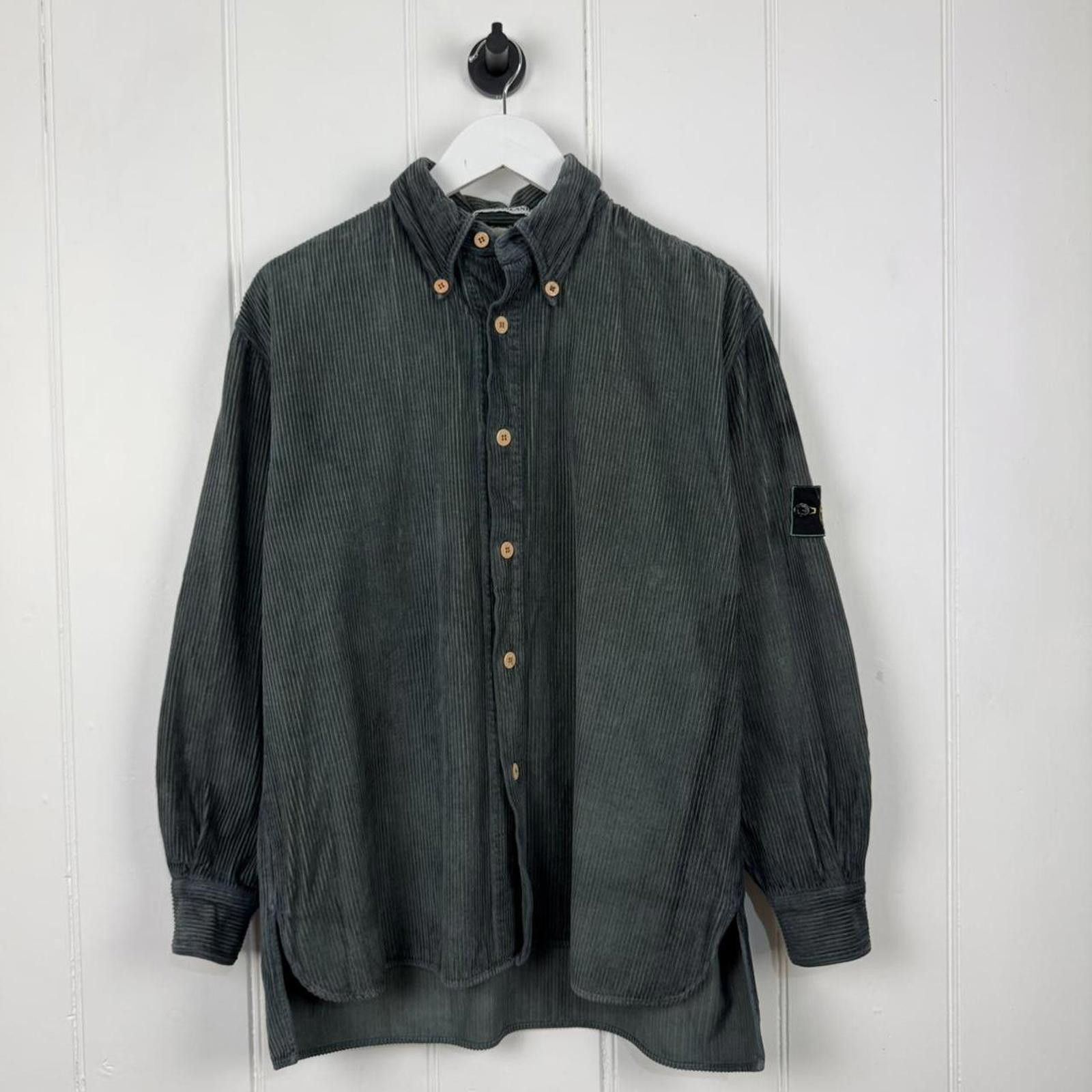 Stone Island Stone Island 1993 Jumbo Corduroy Over Shirt Size US M / EU 48-50 / 2 - 1 Thumbnail