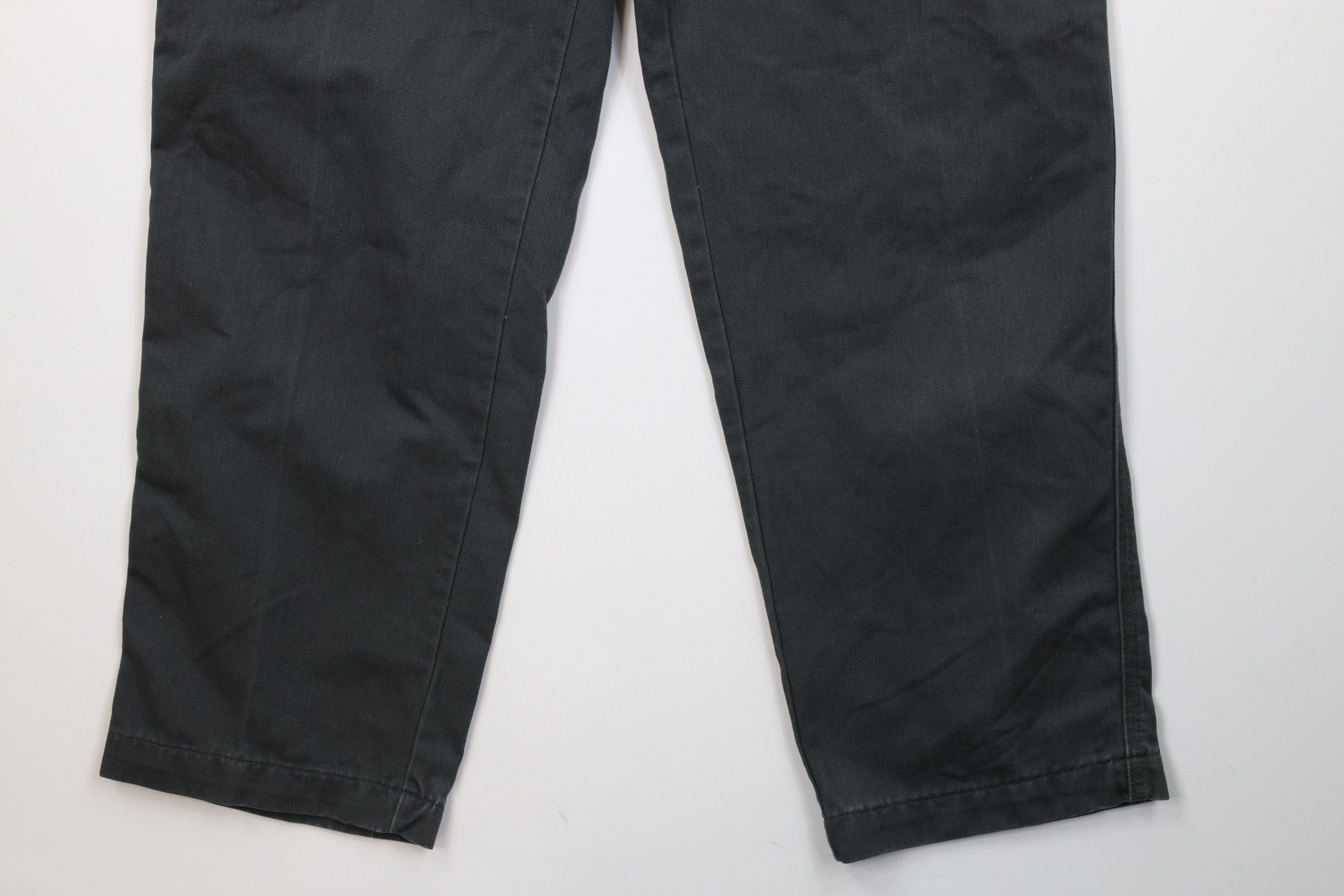Carhartt Vintage 90s Carhartt Wide Leg Dungaree Pants Green Size US 32 / EU 48 - 5 Thumbnail