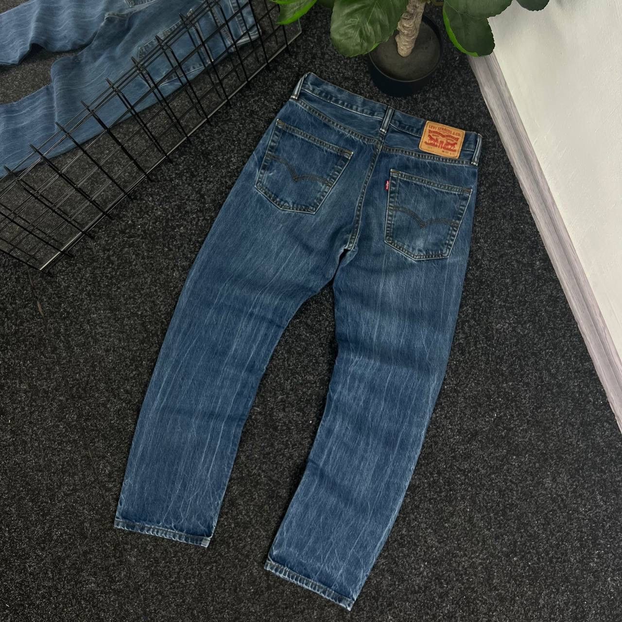 Levi's Denim Gradient Blue Levis 514 Jeans Vintage Pants Baggy Size US 32 / EU 48 - 2 Thumbnail