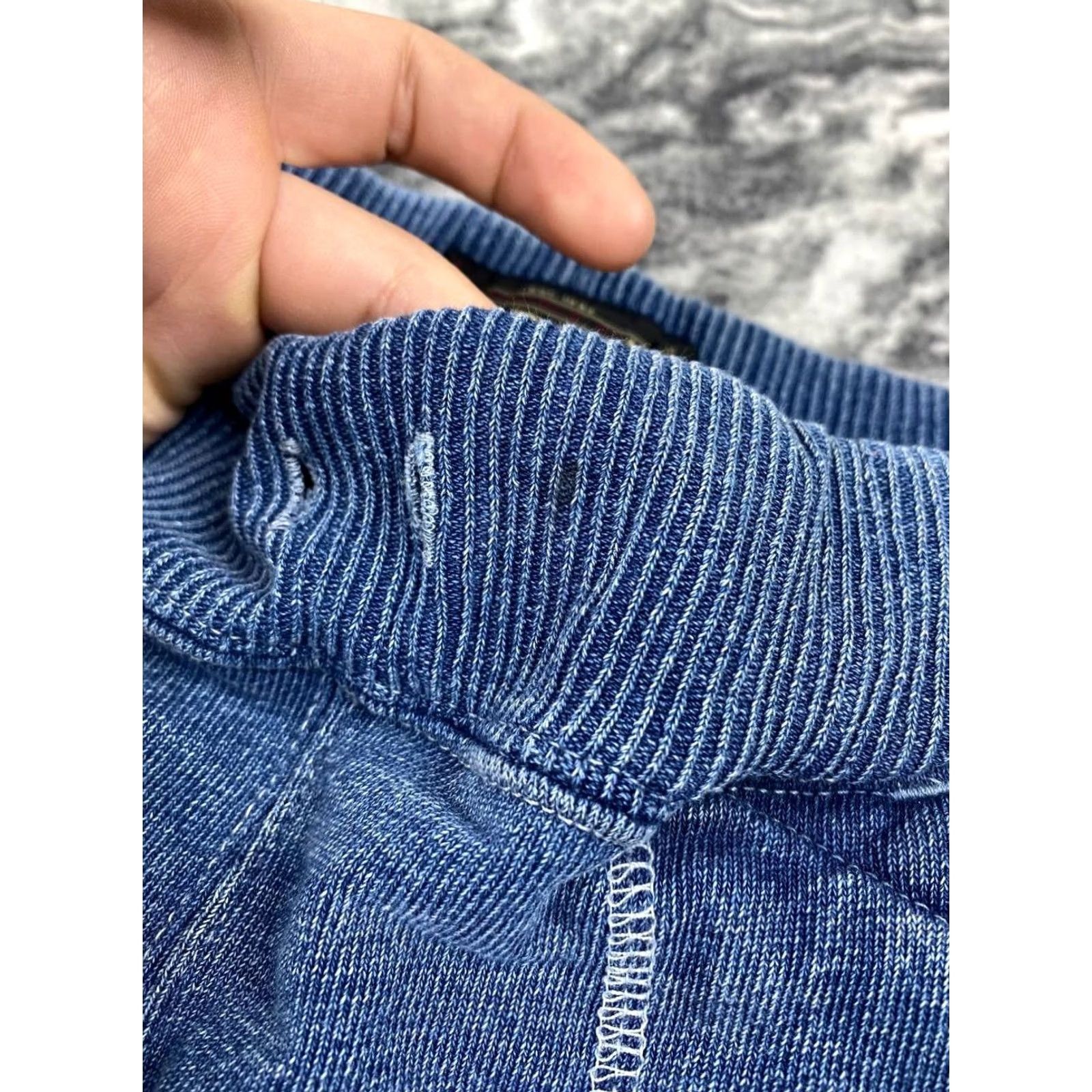 Ralph Lauren Ralph Lauren RRL Indigo Cotton Sweatpants Men L Blue Size US 33 - 5 Thumbnail