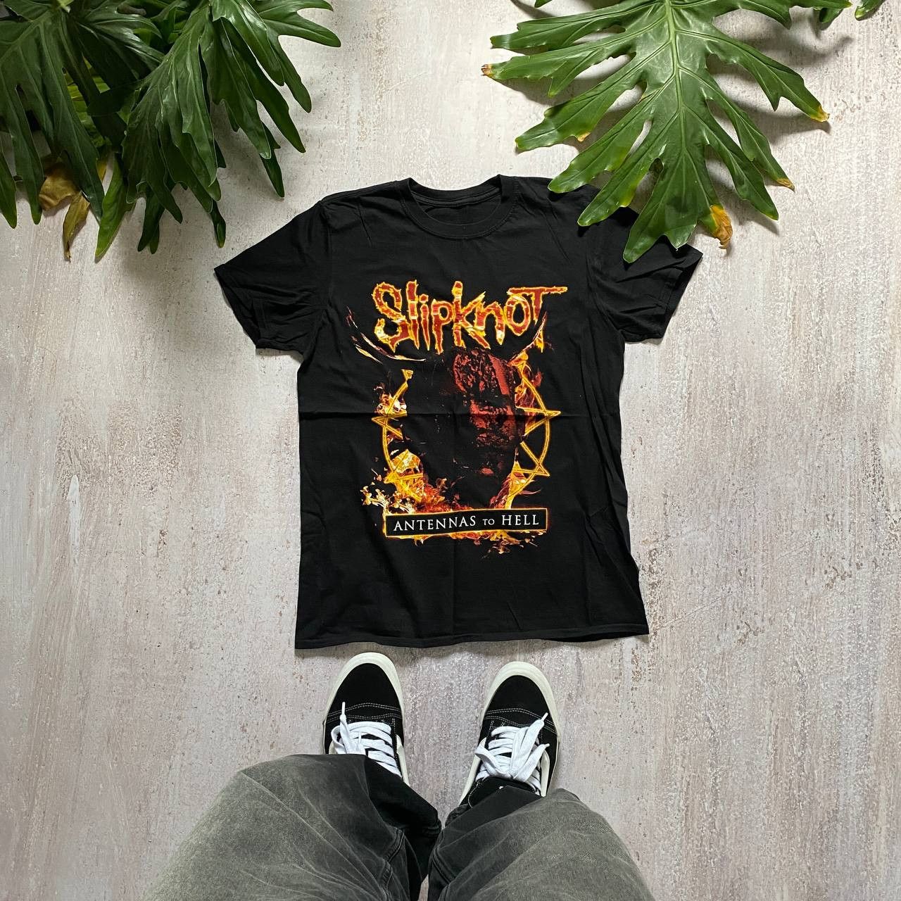 Band Tees × Vintage VINTAGE Y2K SLIPKNOT ANTENNAS TO HELL RARE T SHIRT 45 Size US M / EU 48-50 / 2 - 1 Thumbnail