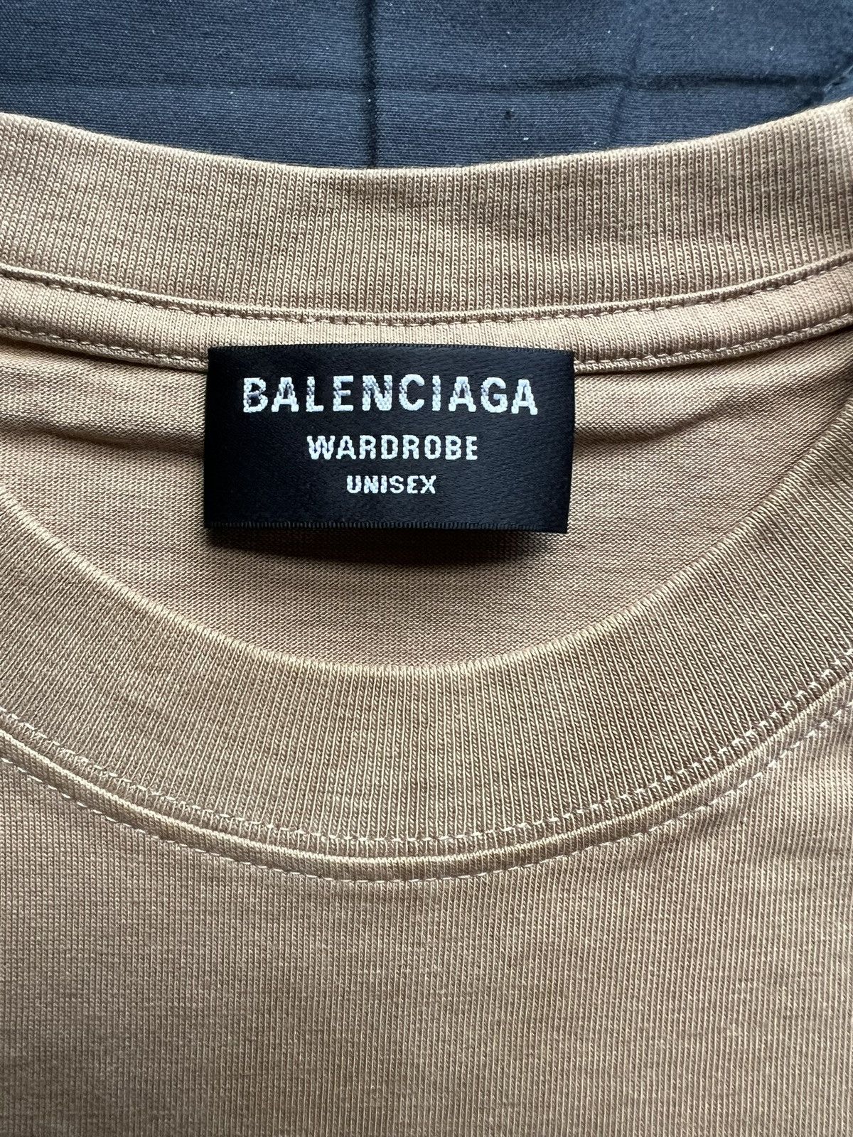 Balenciaga Balenciage T shirt - Maroon/Beige Size US M / EU 48-50 / 2 - 4 Thumbnail