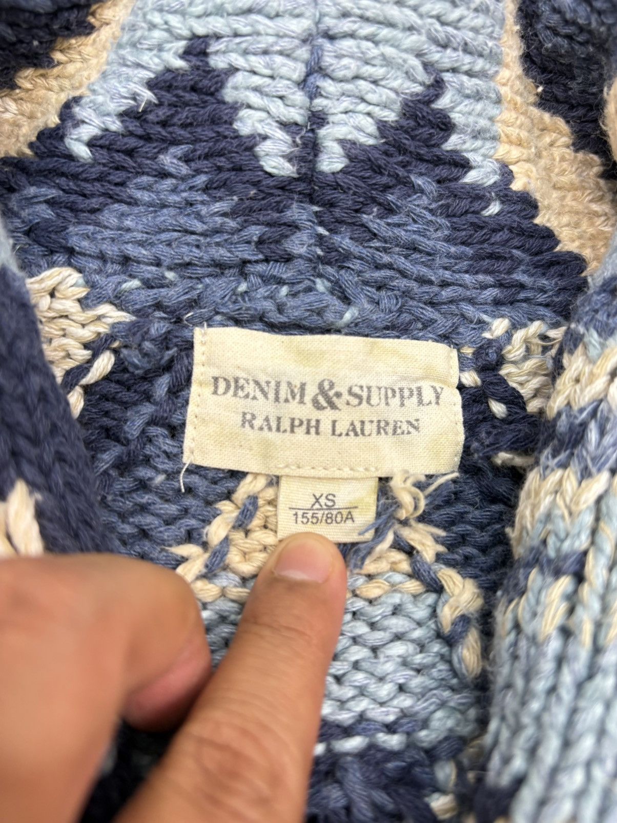 Denim & Supply Ralph Lauren Denim Supply Ralph Lauren Sweater Shawl Collar Native Navajo Size US S / EU 44-46 / 1 - 4 Thumbnail