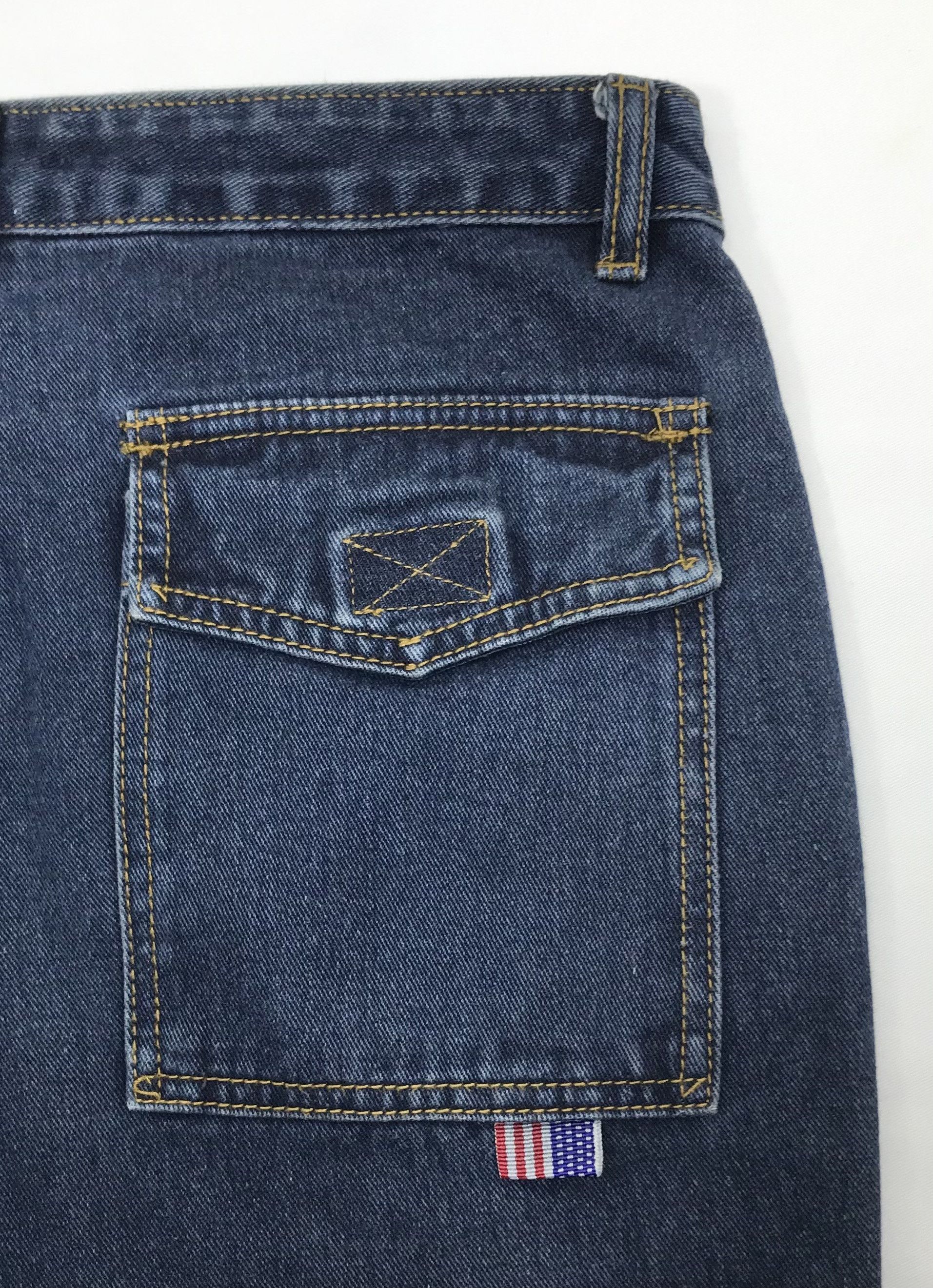 Japanese Brand Vintage Union Made Flare Jeans Bell Bottom Denim Size 30" / US 8 / IT 44 - 10 Thumbnail