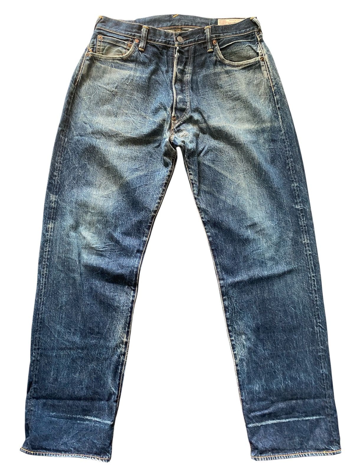 VINTAGE Evisu Lot 2001 Selvedge - Heavily Distressed & Faded