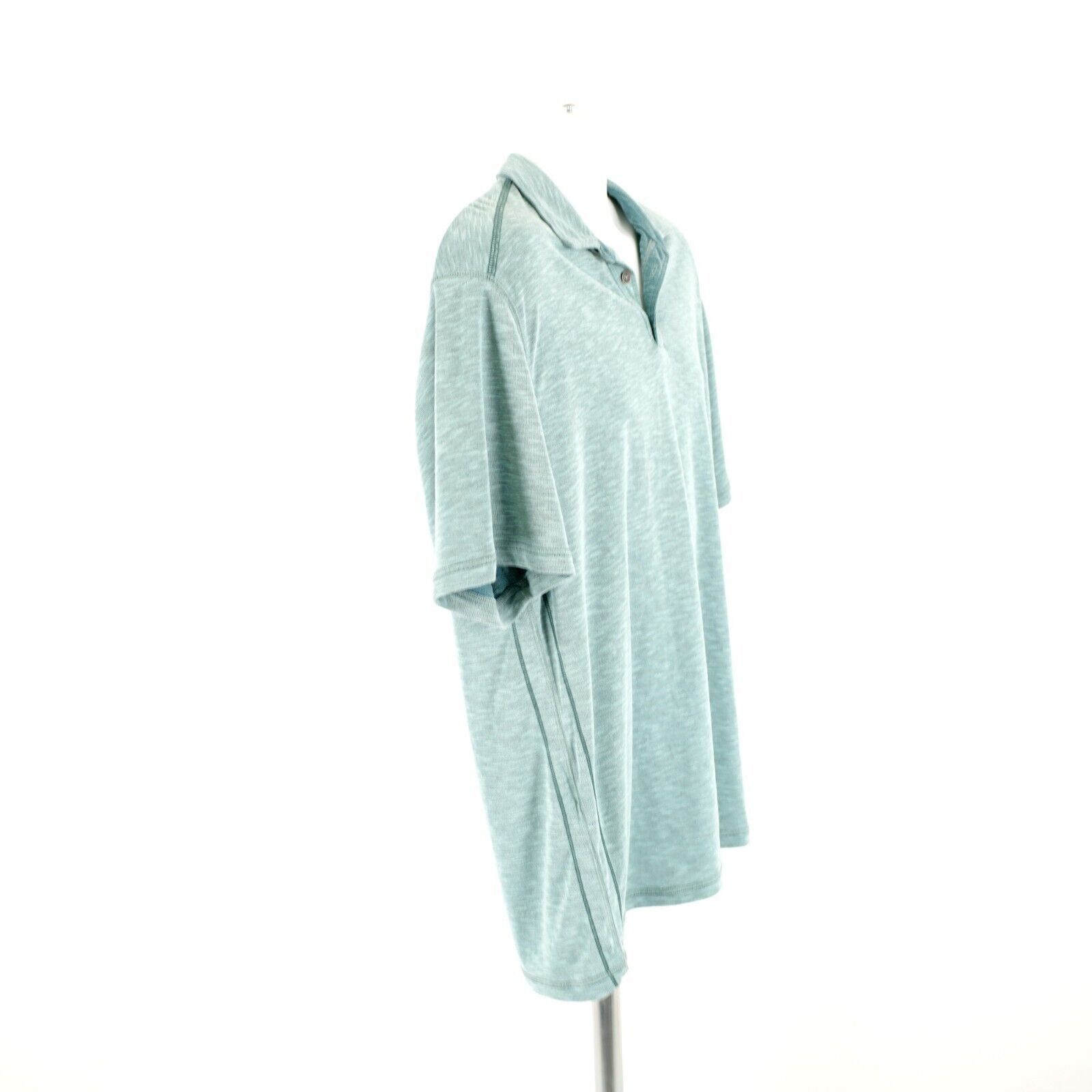 Tommy Bahama Tommy Bahama Large Polo Shirt Green Teal Island Zone Collard Size US L / EU 52-54 / 3 - 9 Thumbnail