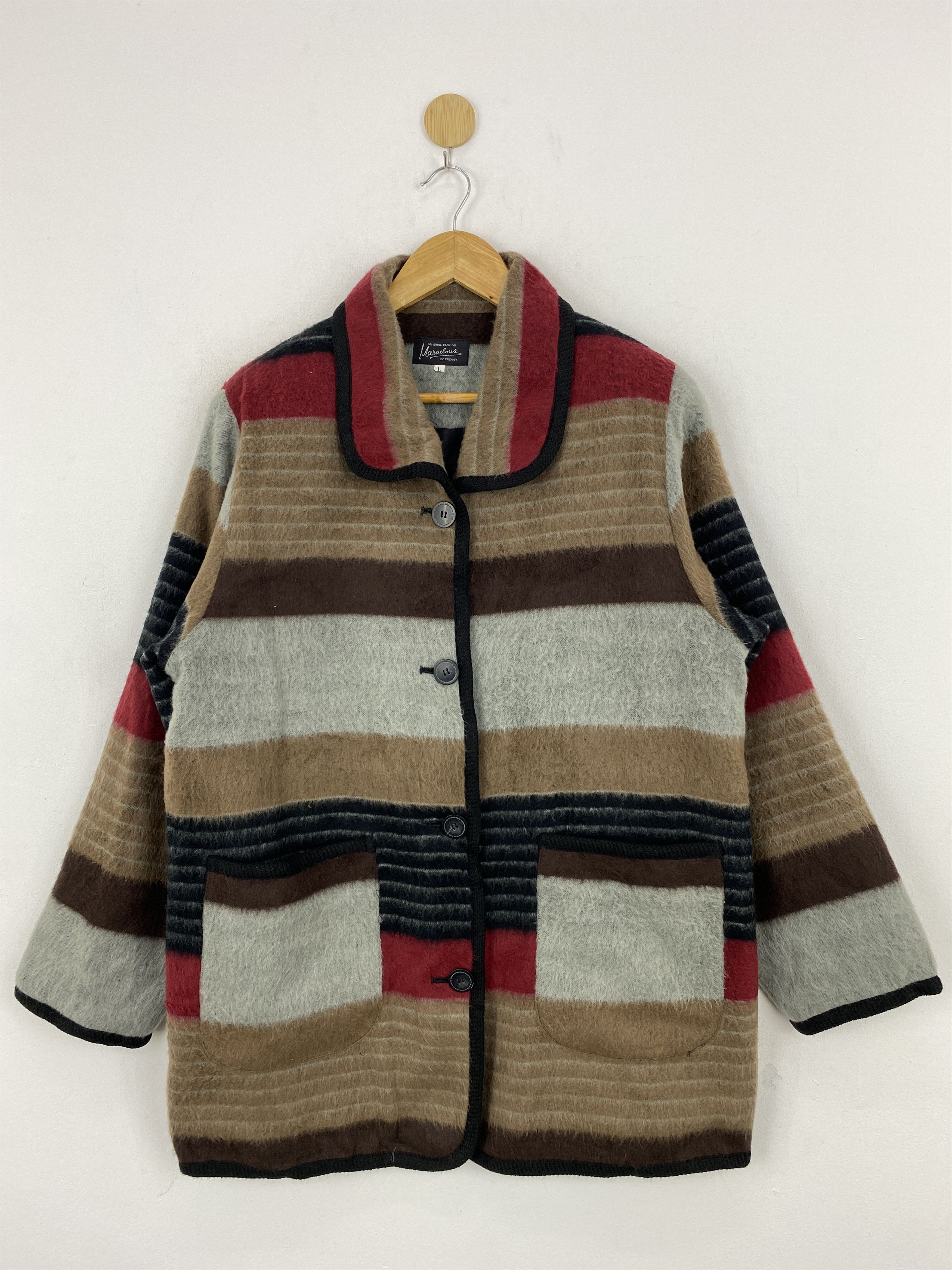 Japanese Brand Vintage Marvelous Navajo Style Jacket JA0126 Size US L / EU 52-54 / 3 - 1 Thumbnail