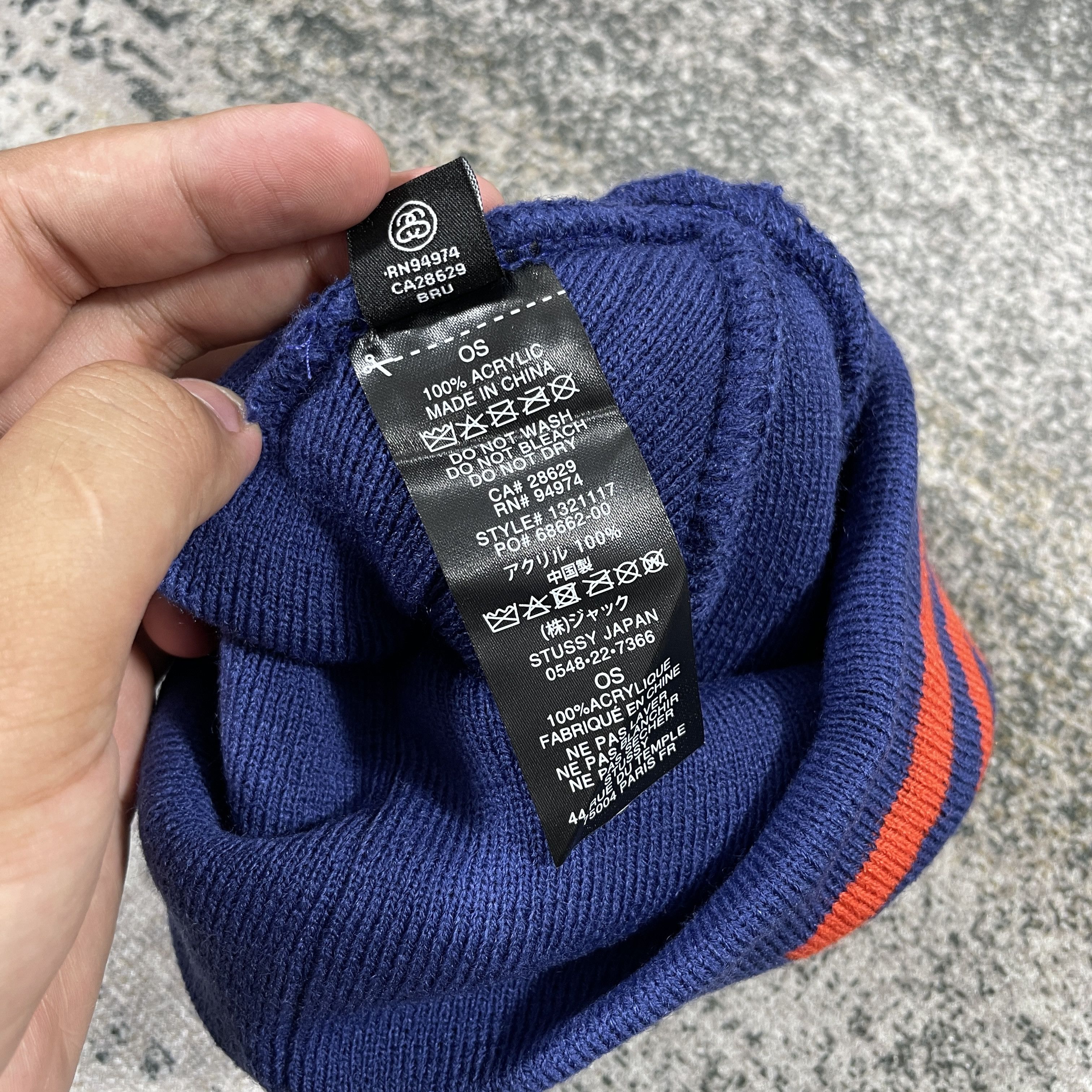 Stussy Stussy Big SS Link Skullcap Beanie - Royal Size ONE SIZE - 5 Thumbnail
