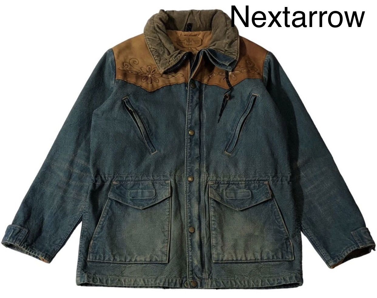 Kapital KAPITAL KOUNTRY HUNTAIN ROOT Outdoors Denim Coat Short Coat Size US L / EU 52-54 / 3 - 1 Thumbnail