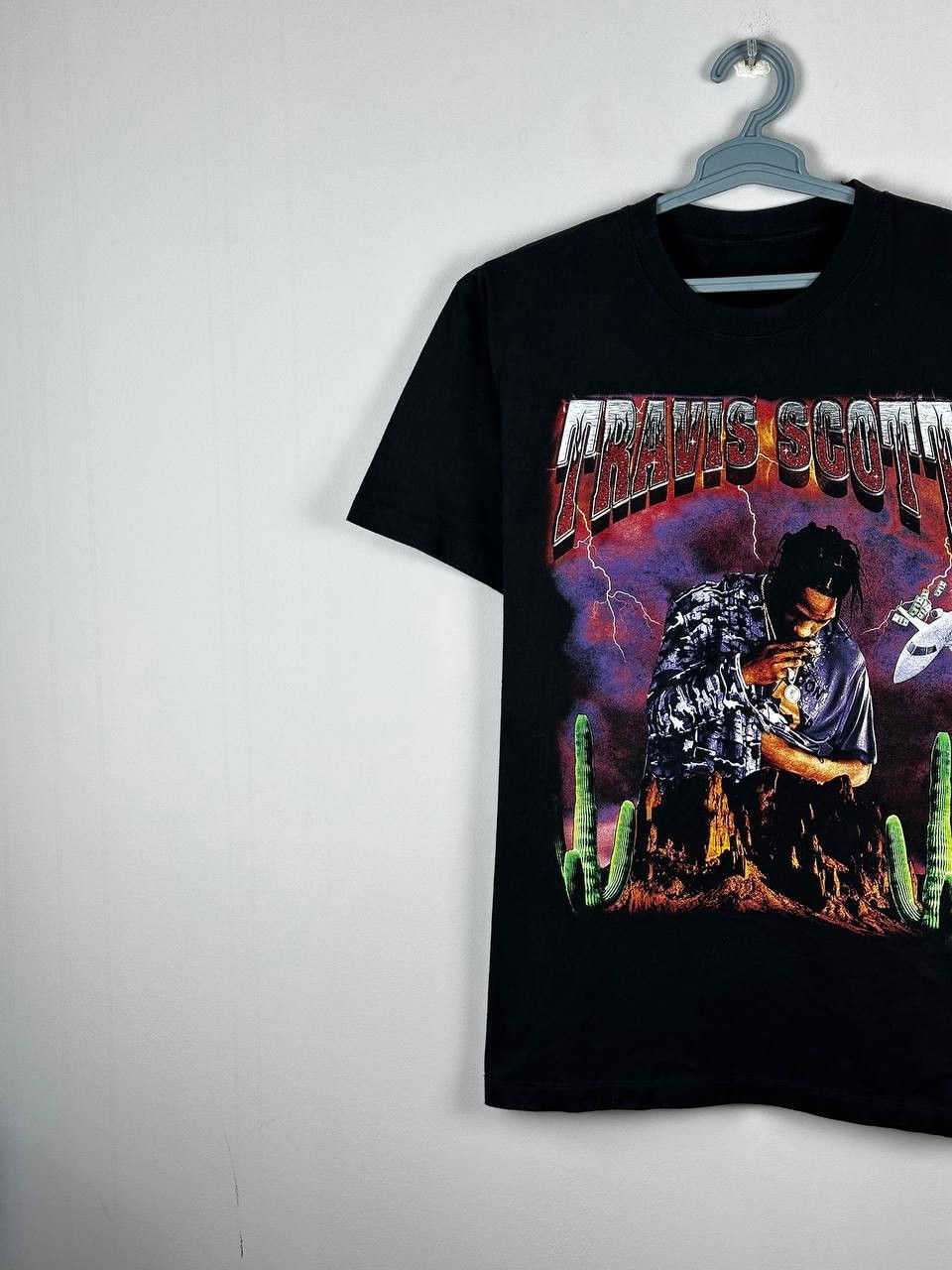 Band Tees Vintage Travis Scott Retro Print Streetwear T Shirt Size US L / EU 52-54 / 3 - 2 Thumbnail