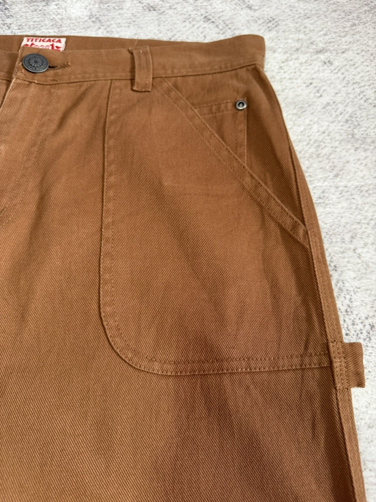 Japanese Brand Titicaca Japan Peneled Patch Work Double Knee Pants Size US 30 / EU 46 - 12 Thumbnail
