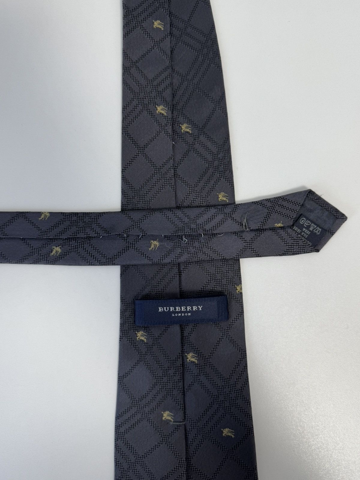 Burberry Burberry Tie Italy Slik Size ONE SIZE - 1 Thumbnail