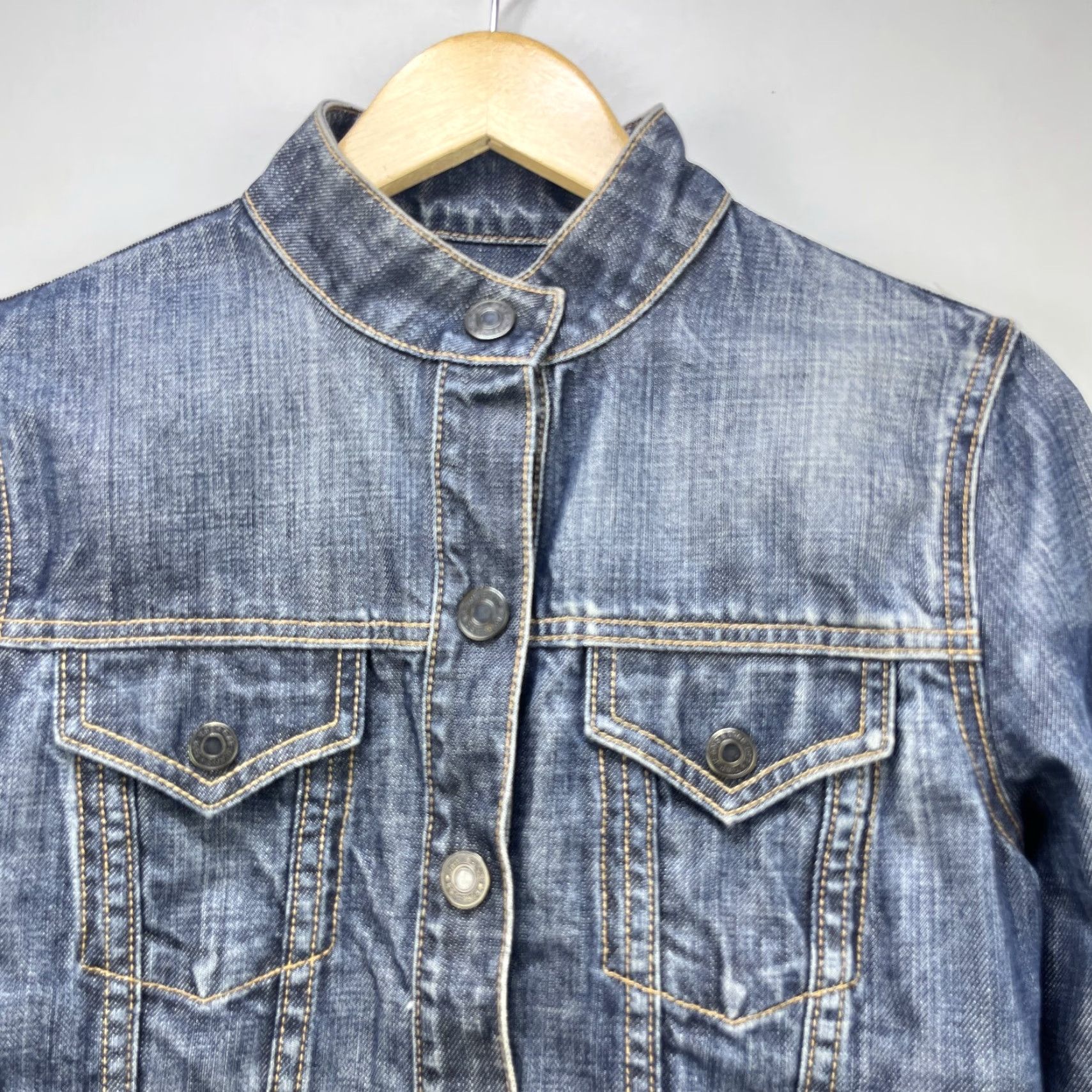 Gap VINTAGE Gap Denim Jacket Jean Womens Small Size 28" / US 6 / IT 42 - 3 Thumbnail
