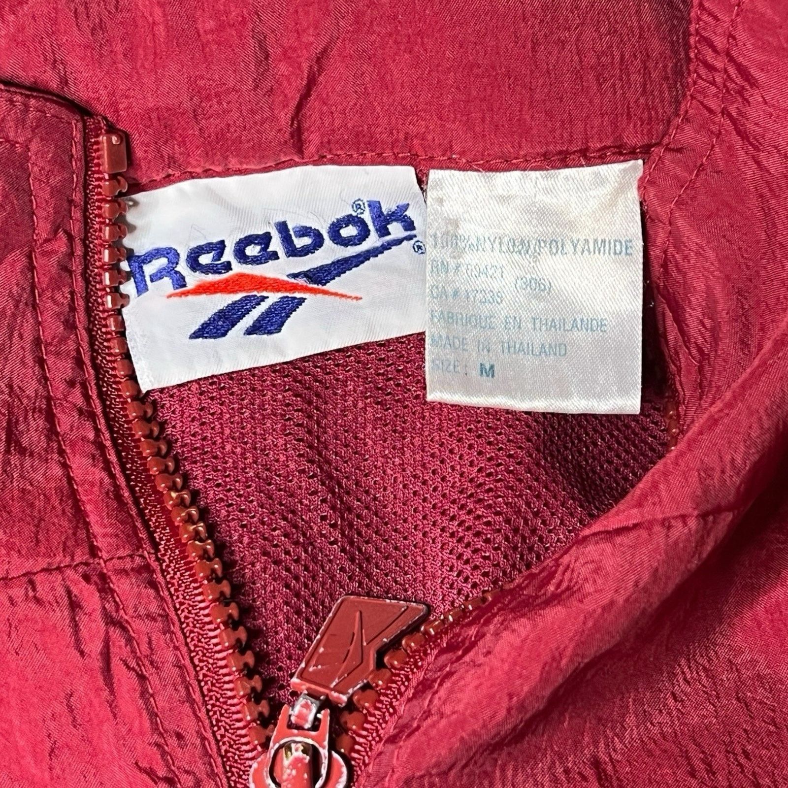 Reebok VTG 90s Reebok Retro M Windbreaker Track Jacket Hood Y2K Size US M / EU 48-50 / 2 - 7 Thumbnail