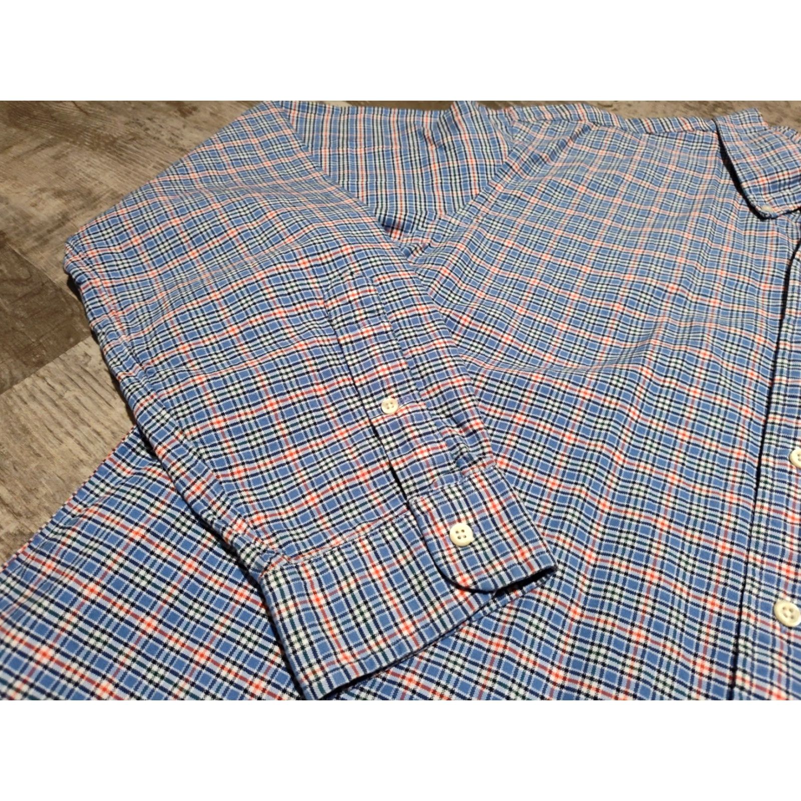 Ralph Lauren VINTAGE Ralph Lauren Men’s Plaid Button-Down Shirt XXL All Seasons Cotton Casual Mens Size US XXL / EU 58 / 5 - 4 Thumbnail