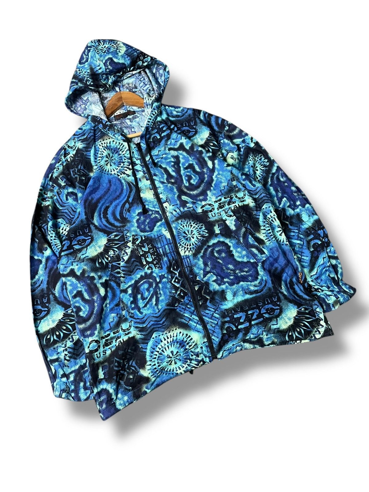 Japanese Brand × Vintage Vintage OZZY Australia Full-print Hoodies (74) Size US L / EU 52-54 / 3 - 4 Thumbnail