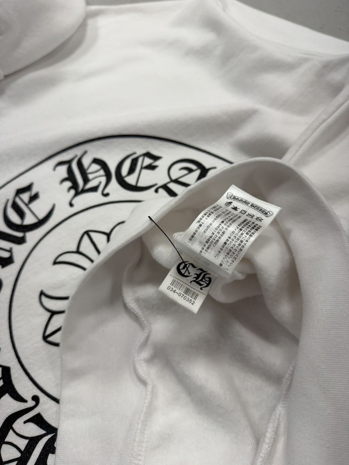 Chrome Hearts Chrome Hearts Miami Horseshoe Hoodie White Medium Size US M / EU 48-50 / 2 - 7 Thumbnail