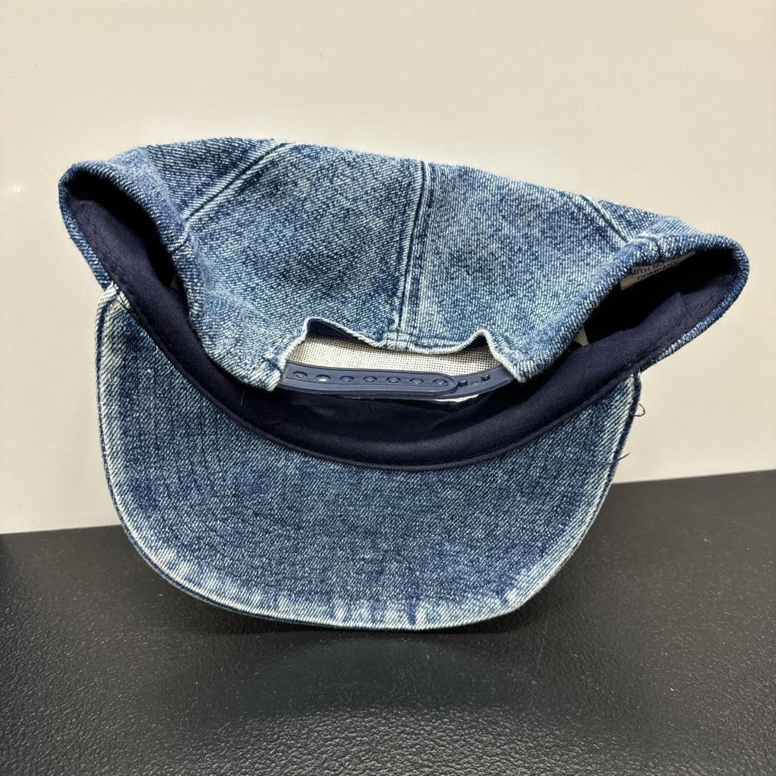 Vintage Alcatraz Chain Gang Vintage 80s Denim Trucker SnapBack Hat Size ONE SIZE - 3 Thumbnail