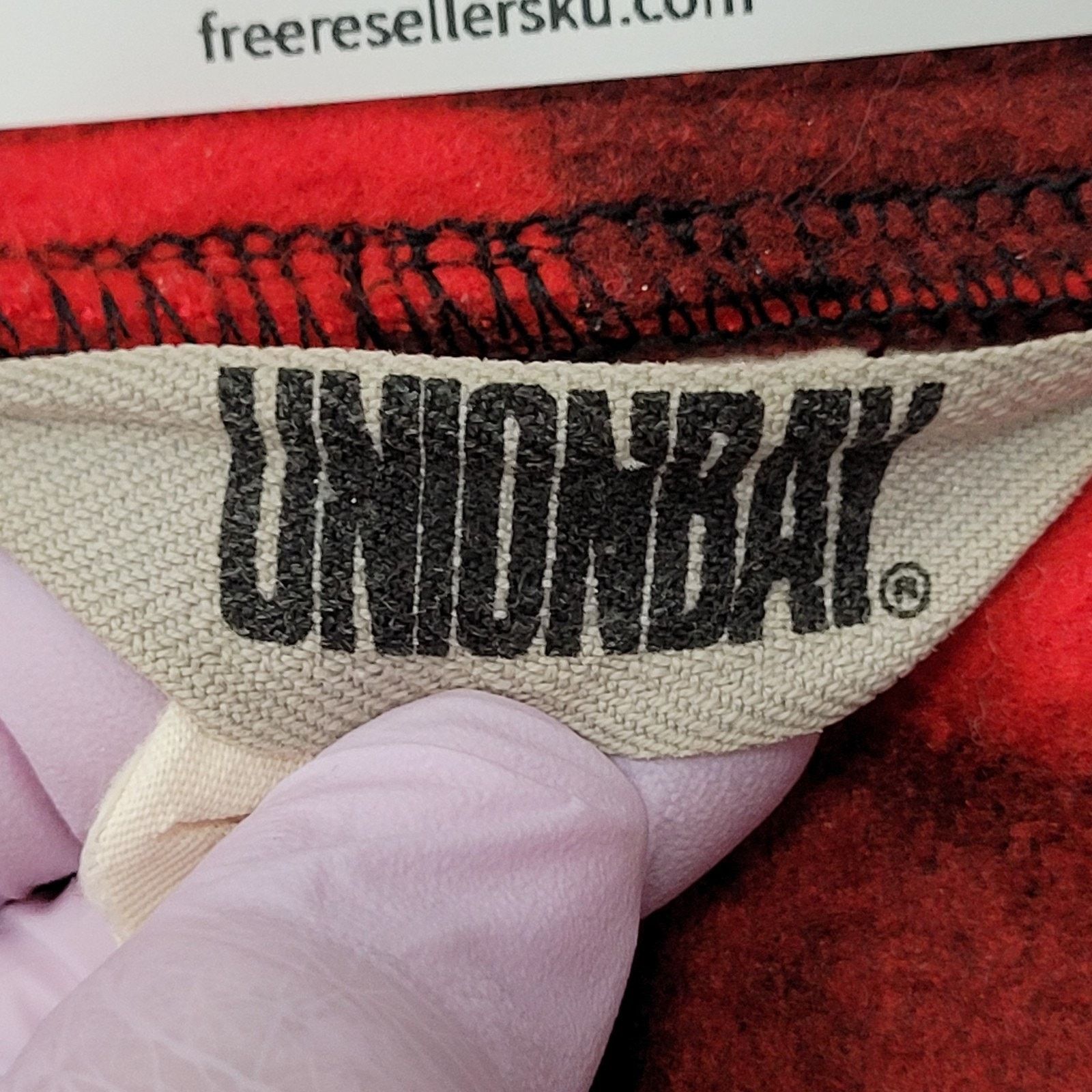 UNIONBAY VTG Unionbay 1/2 Zip Buffalo Plaid Fleece Anorak Womens L Size M / US 6-8 / IT 42-44 - 11 Thumbnail