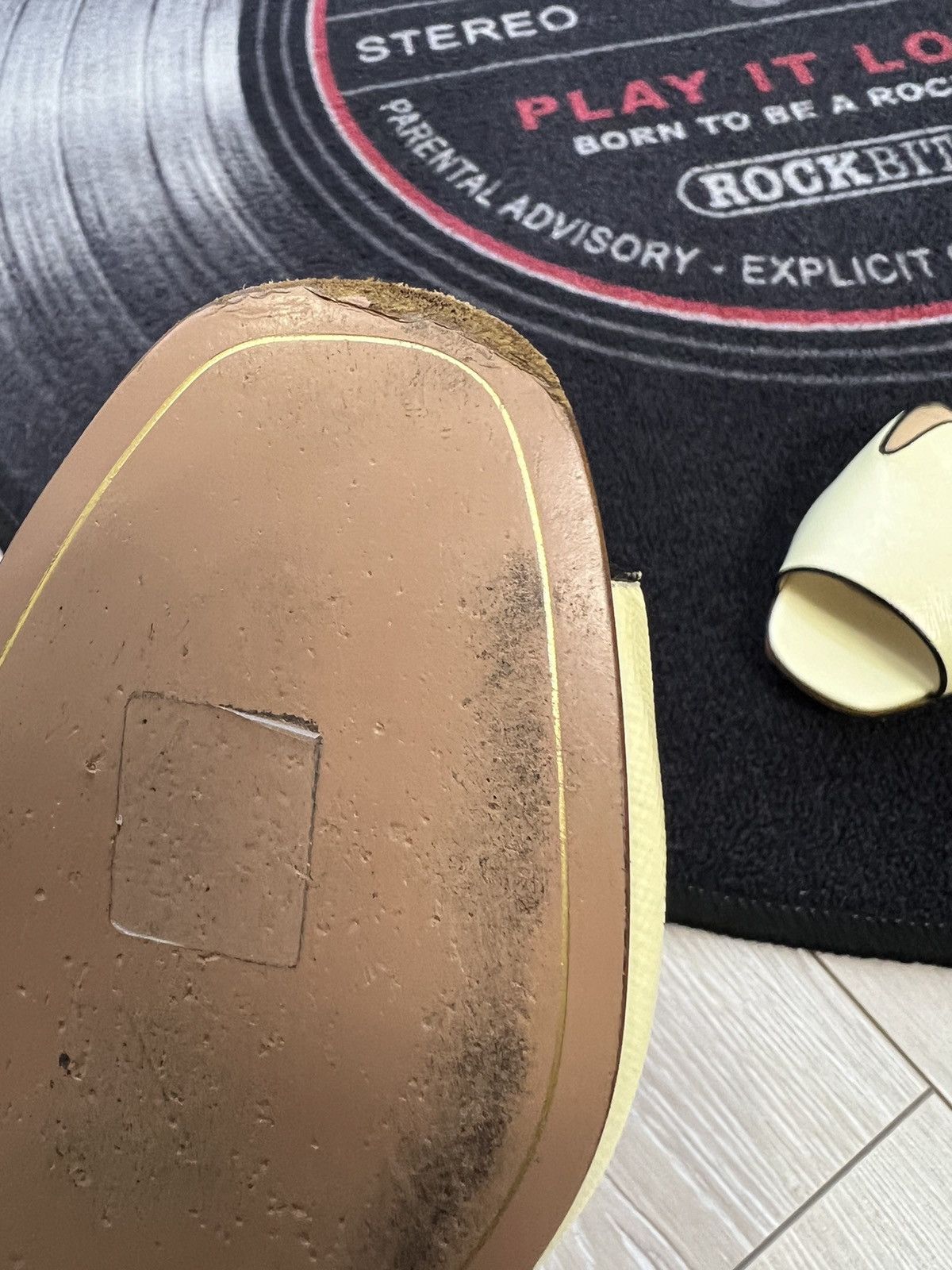 Miu Miu × Prada × Vintage Prada Logo Slides Size US 7.5 / IT 37.5 - 8 Thumbnail