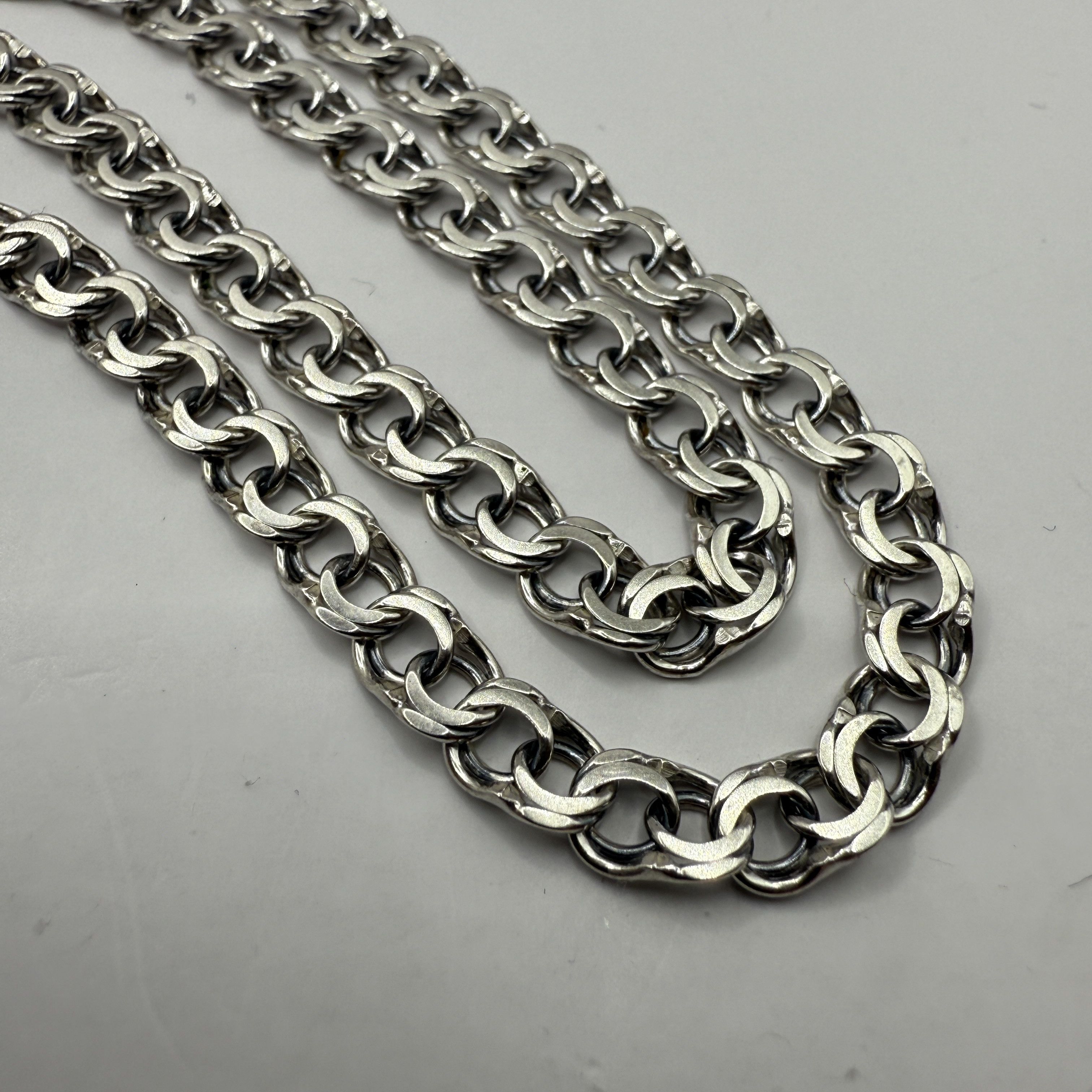 Sterling Silver Vintage Chain, 925 Sterling Silver, Signed , 14,73g Size ONE SIZE - 8 Thumbnail