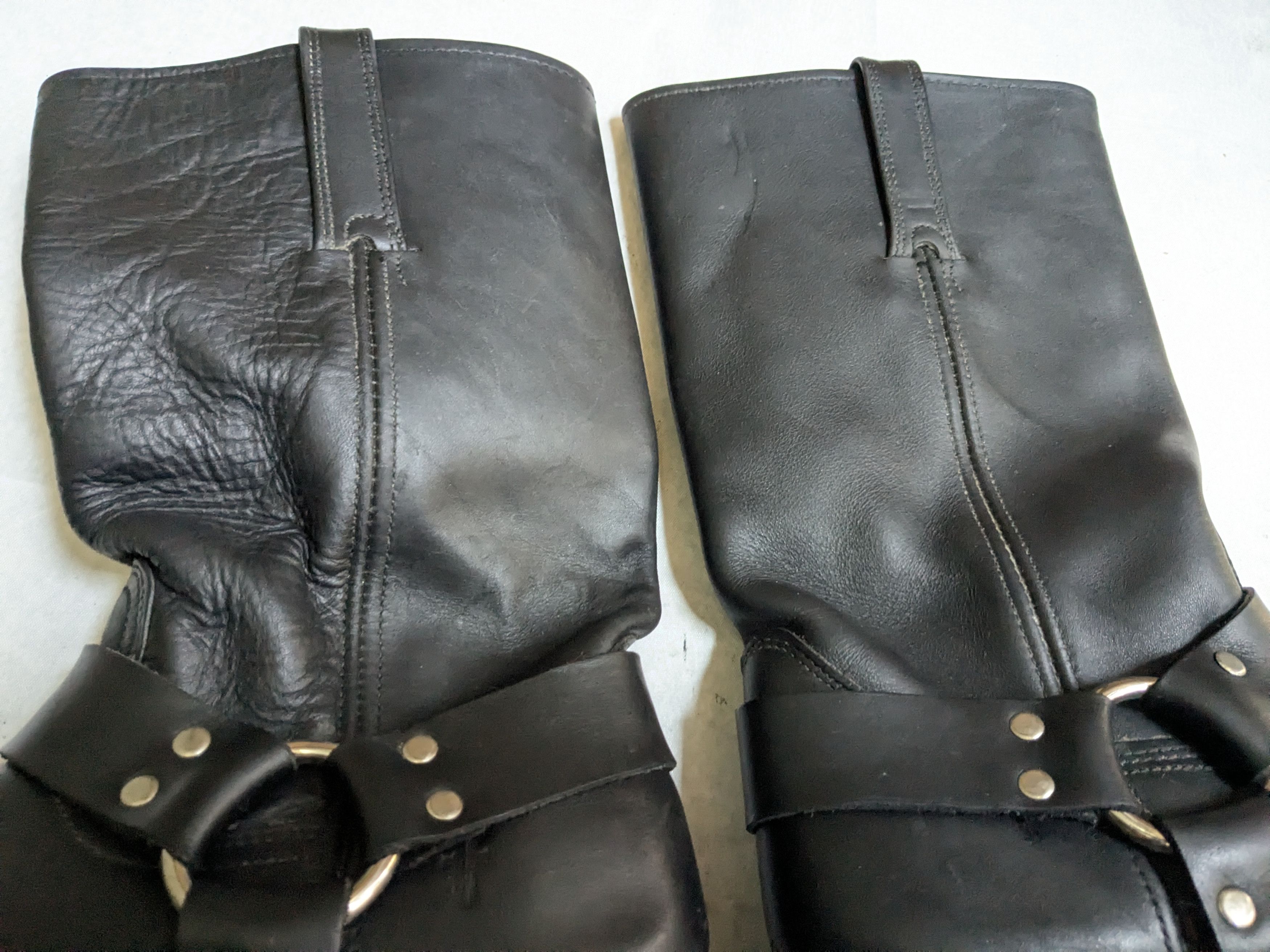 Frye Frye Harness Boots Black Leather 9.5 M Buckle Size US 9.5 / EU 42-43 - 5 Thumbnail