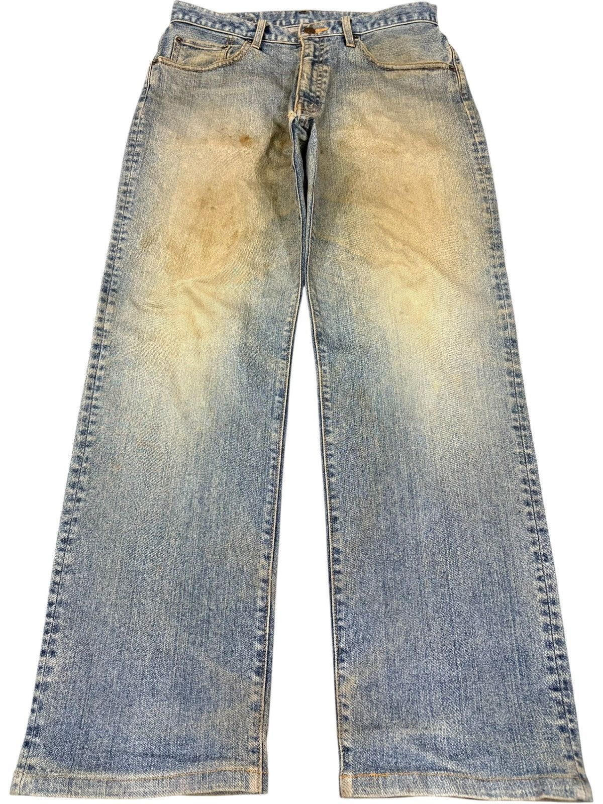 Vintage Japanese Brand Rusty Mud Wash Loose Jeans