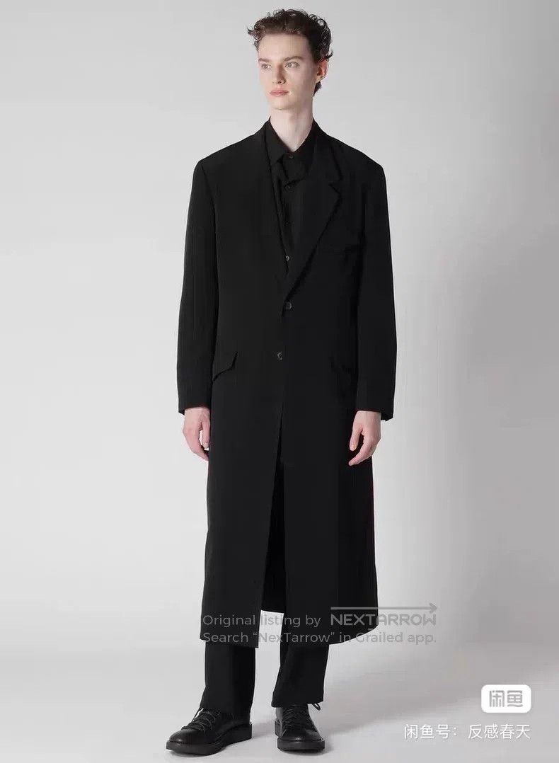 Yohji Yamamoto Yohji Yamamoto Size 3 24AW tailcoat with back pleat and tri Size 40S - 2 Thumbnail