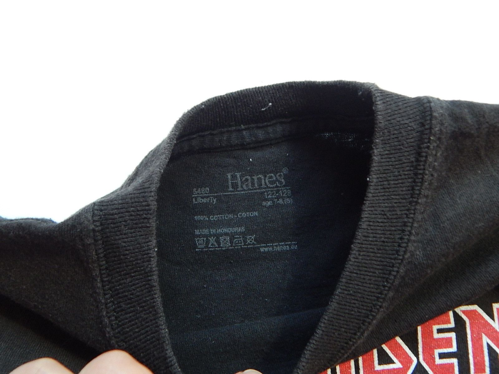 Band Tees vintage iron maiden metal rock band kids age 7-8 hanes tee Size XXS / US 00 / IT 34 - 3 Thumbnail