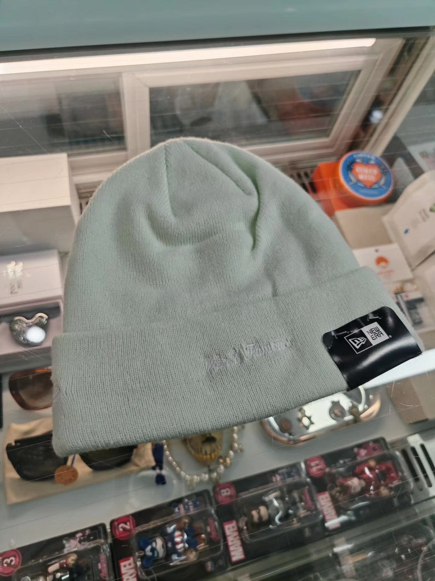 Supreme Supreme Box Logo Knit Beanie, Mint Green Brand New Q15 Size ONE SIZE - 2 Thumbnail