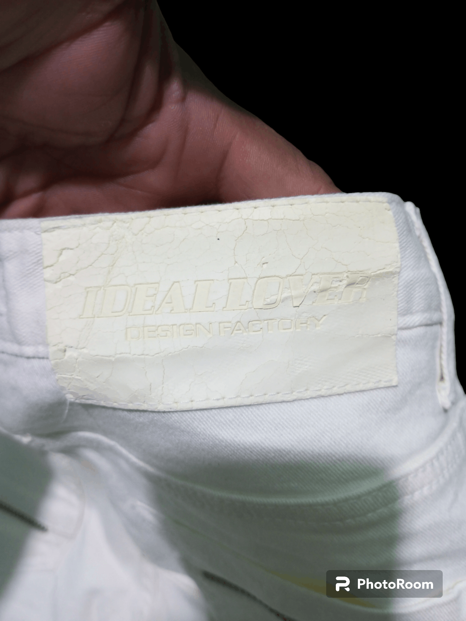 Hysteric Glamour Vintage ILDF Multi zipper distressed white denim jeans Size US 29 - 8 Thumbnail