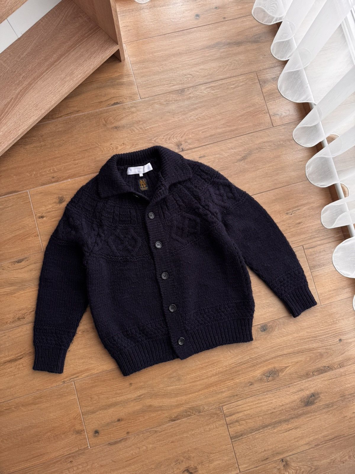 Comme des Garcons Tao Kurihara Comme Des Garcons x Batoner Wool Knit Cardigan Size US M / EU 48-50 / 2 - 5 Thumbnail