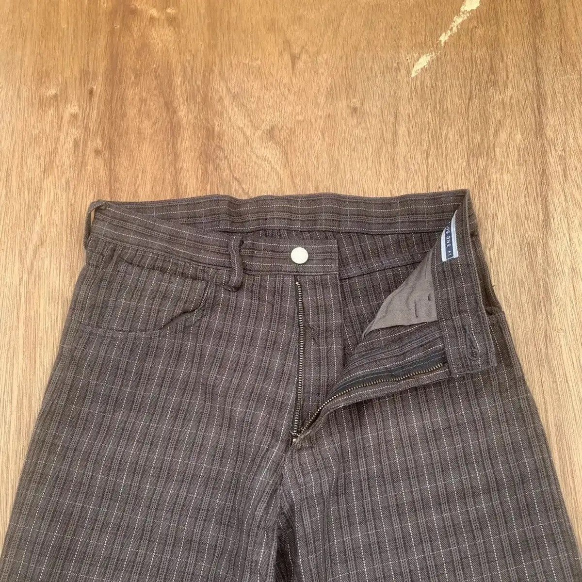 Hysteric Glamour NICE !! PLUS ONE JAPAN TROUSERS JEANS STRIPED PLAID PANTS Size US 28 / EU 44 - 6 Thumbnail