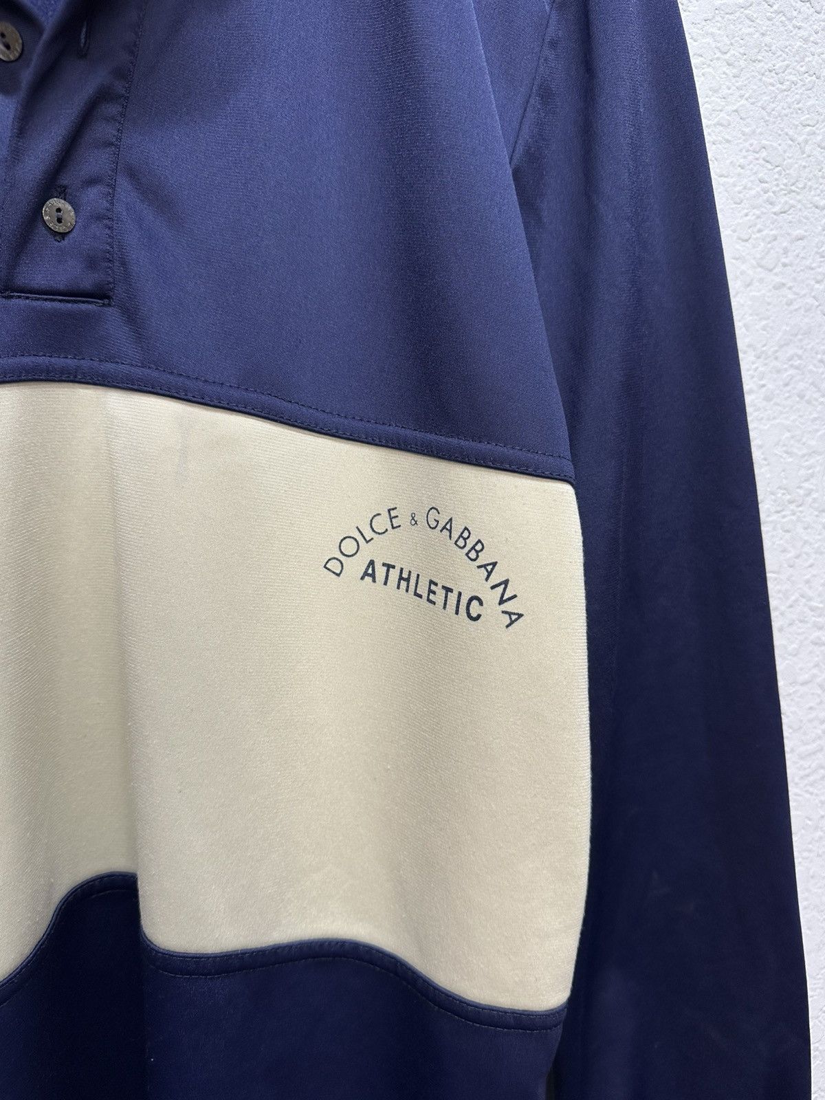 Dolce & Gabbana Vintage Dolce & Gabbana Rugby Polo Shirt Long Sleeve D&G Size US M / EU 48-50 / 2 - 7 Thumbnail