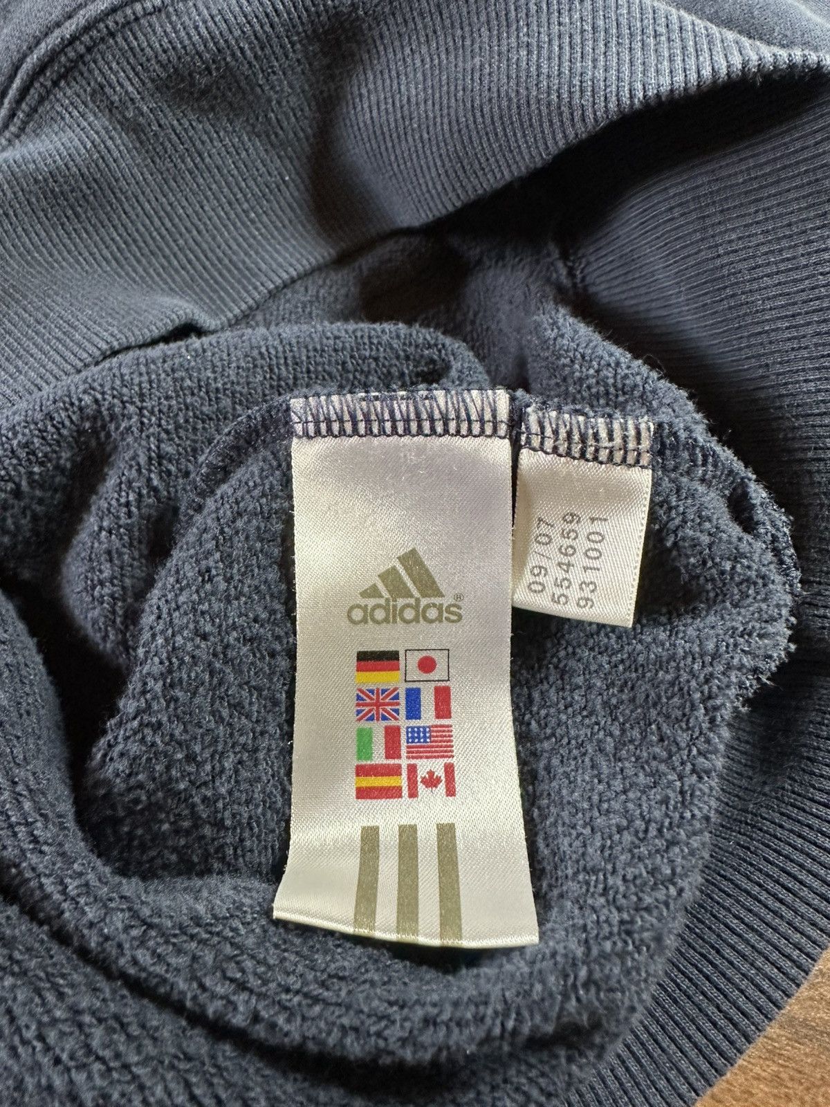Adidas 🪡 distressed vintage Adidas hoodie xl Size US XL / EU 56 / 4 - 7 Thumbnail