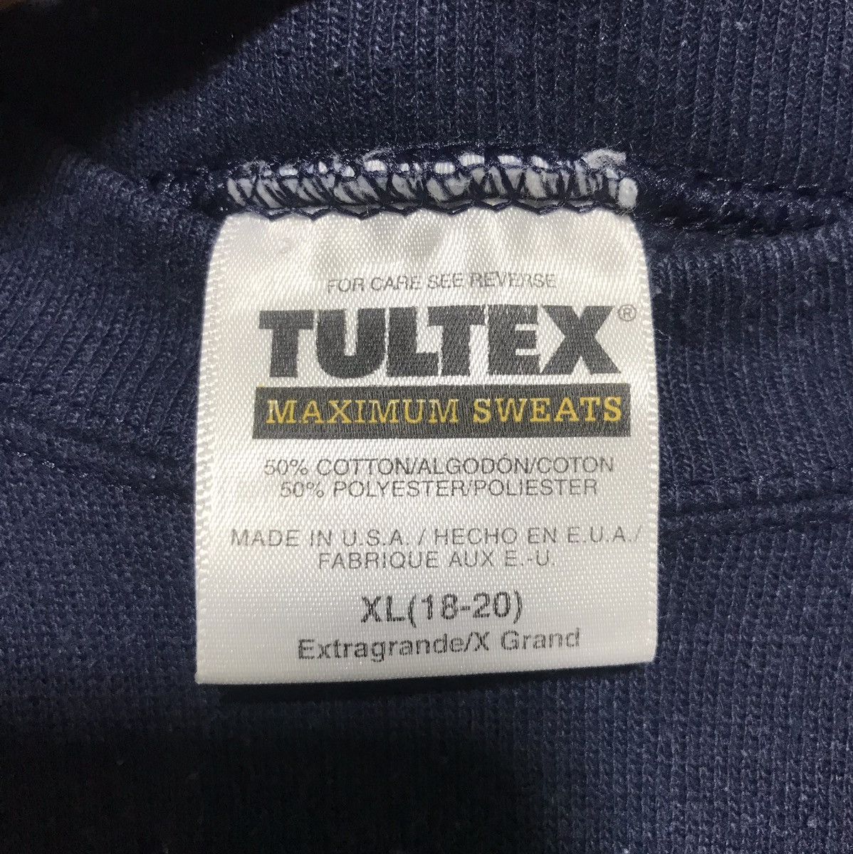 Tultex × Vintage Vintage Melco 32 Spell Out Unisex Youth Sweatshirt Size US XS / EU 42 / 0 - 4 Thumbnail