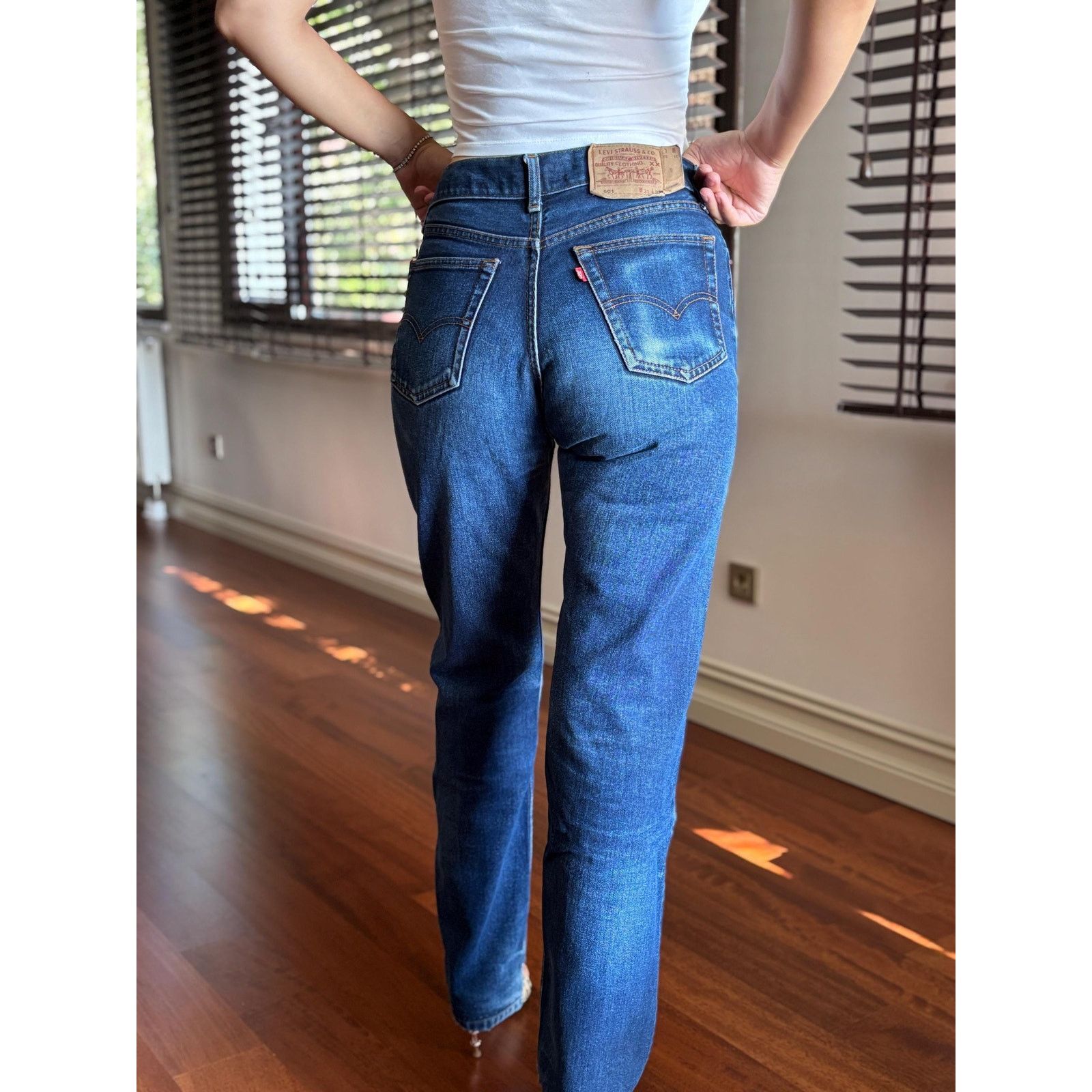Levi's Vintage Levi's 501 Jeans W34L34 USA 90s Distressed Hem Denim Size US 34 / EU 50 - 2 Thumbnail