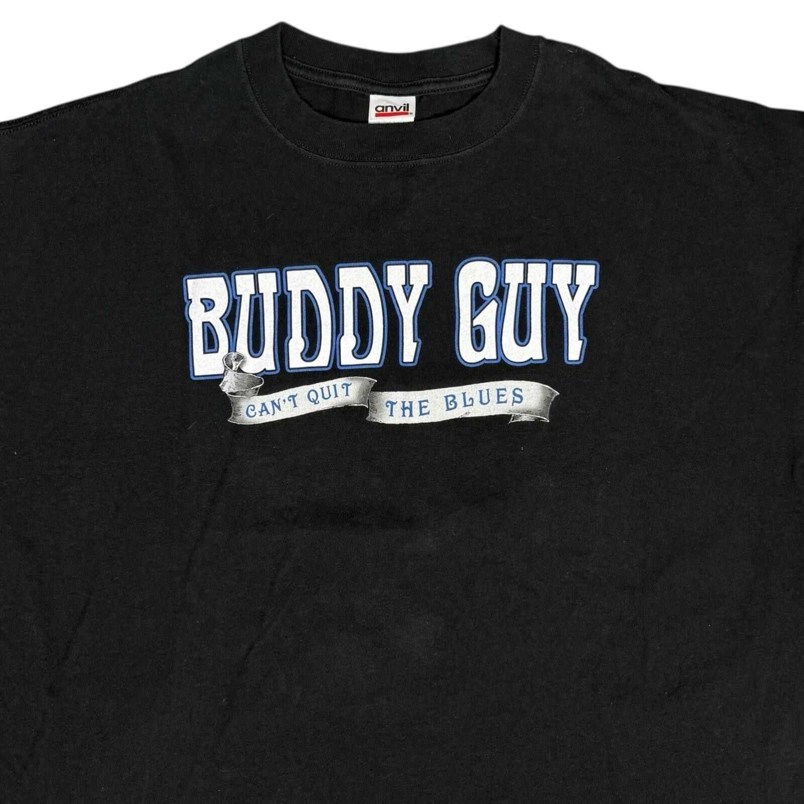 Anvil Buddy Guy Can't Quit the Blues Tour Shirt XXL 2008 Size US XXL / EU 58 / 5 - 3 Thumbnail