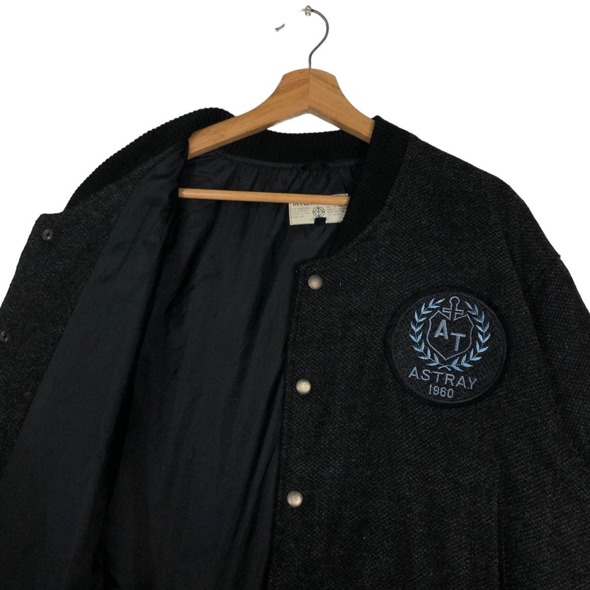 Vintage 🔥90’s Herringbone Wool Bomber Jacket Inter Casual Milano Size US M / EU 48-50 / 2 - 10 Thumbnail
