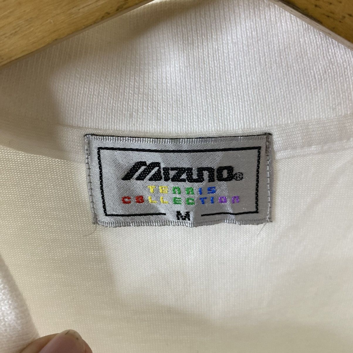 Mizuno Vintage 90s Mizuno White Polo T shirt Size US M / EU 48-50 / 2 - 4 Thumbnail