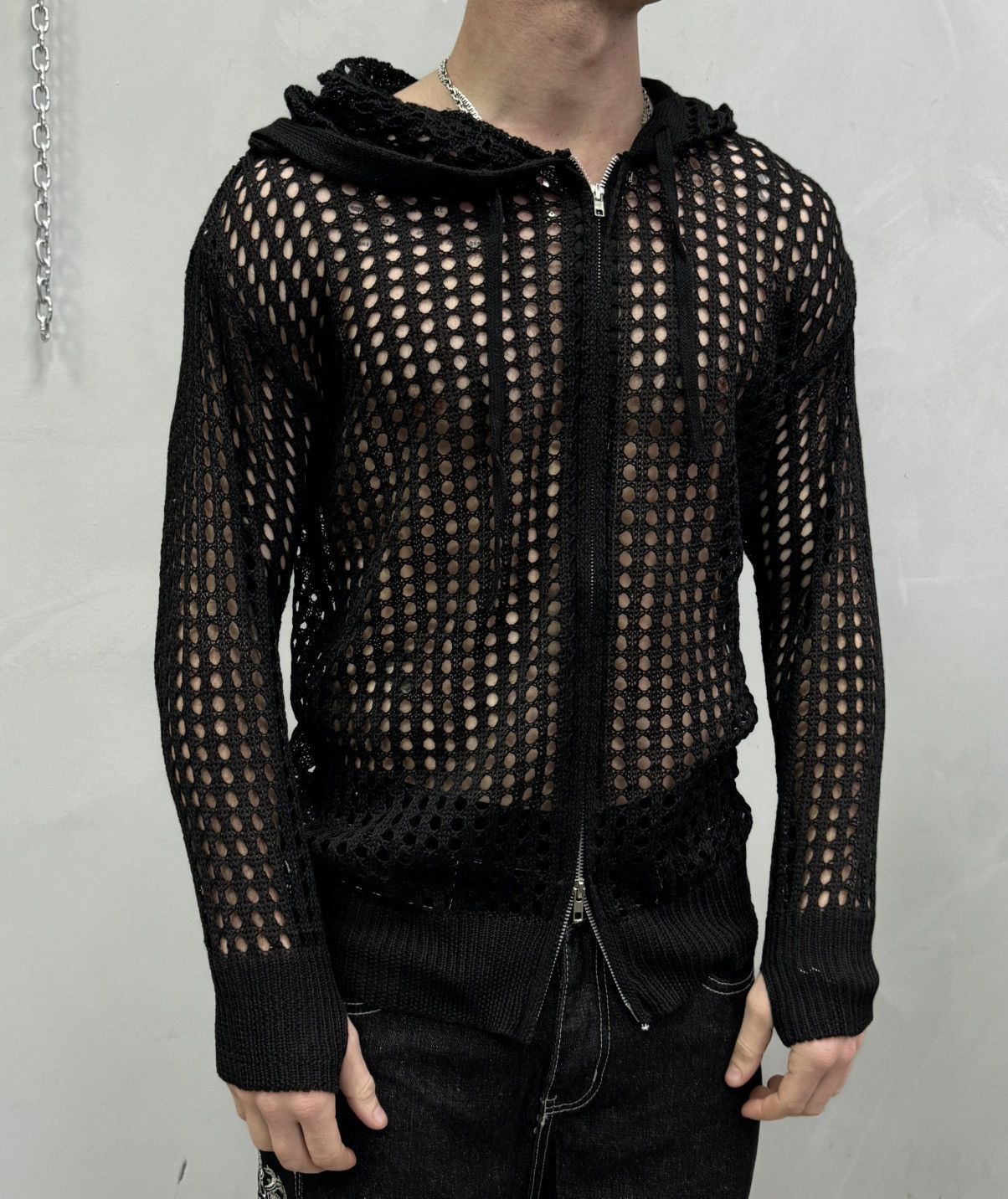 Number (N)ine Mesh hoodie hype japanese y2k Number Nine style y2k Size US M / EU 48-50 / 2 - 2 Thumbnail
