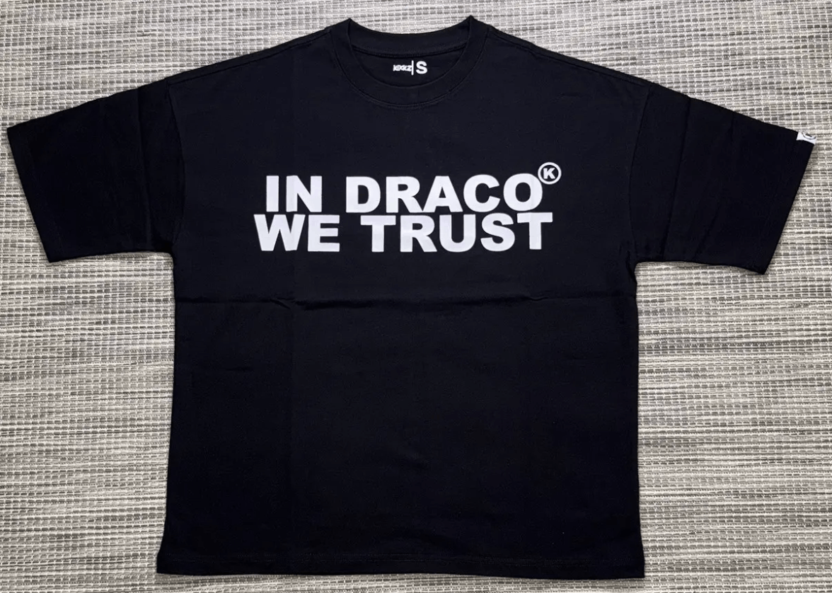 Other Kixkz Black/White In Draco We Trust Tee Size US XL / EU 56 / 4 - 1 Thumbnail