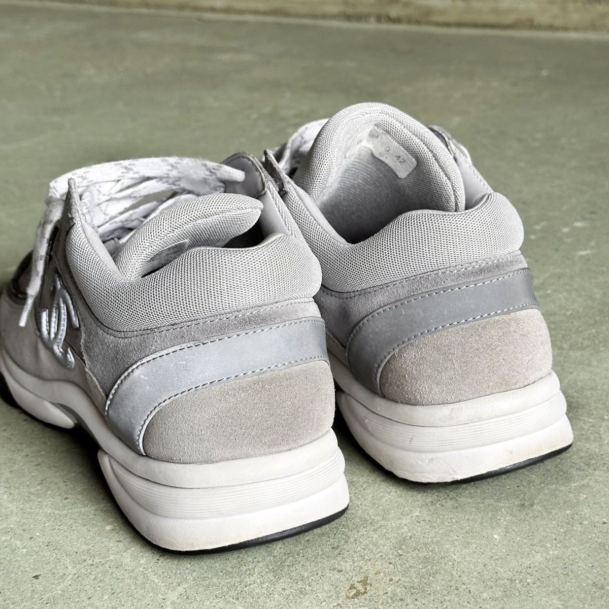 Chanel Chanel 3M CC Suede Low Top Trainer Sneakers Size US 9.5 / EU 42-43 - 3 Thumbnail