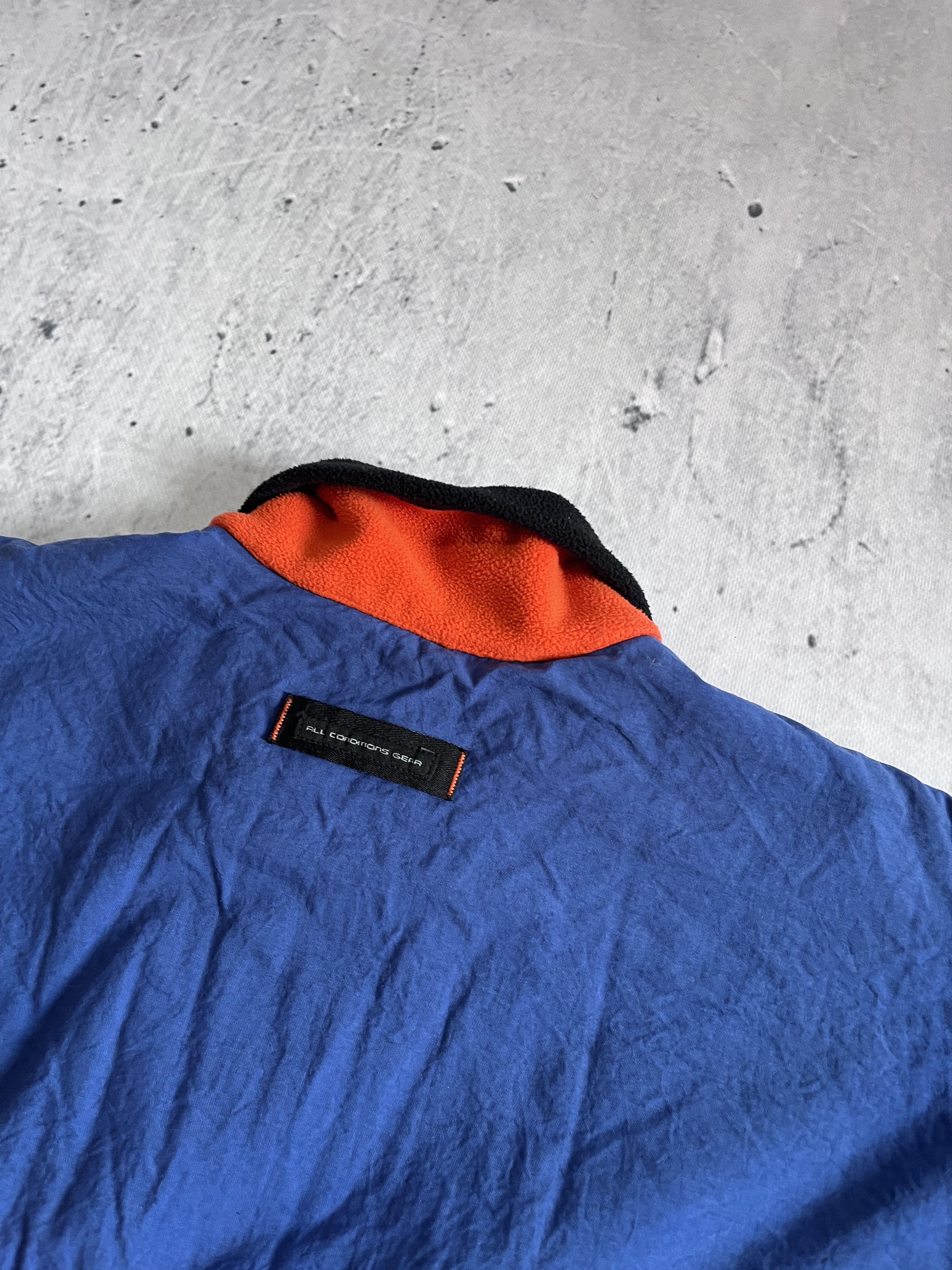 Nike ACG NIKE ACG VINTAGE 90S BLUE ORANGE FLEECE JACKET Size US L / EU 52-54 / 3 - 12 Thumbnail