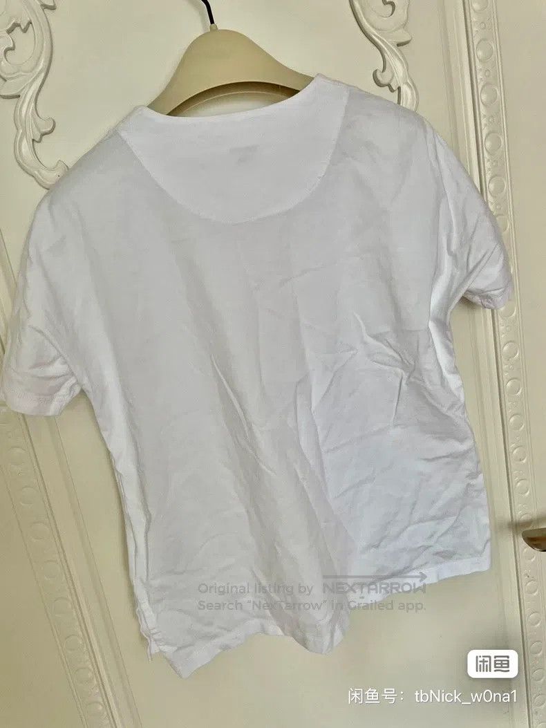Hermes Hermes White T-shirt short-sleeve Size XS / US 0-2 / IT 36-38 - 3 Thumbnail