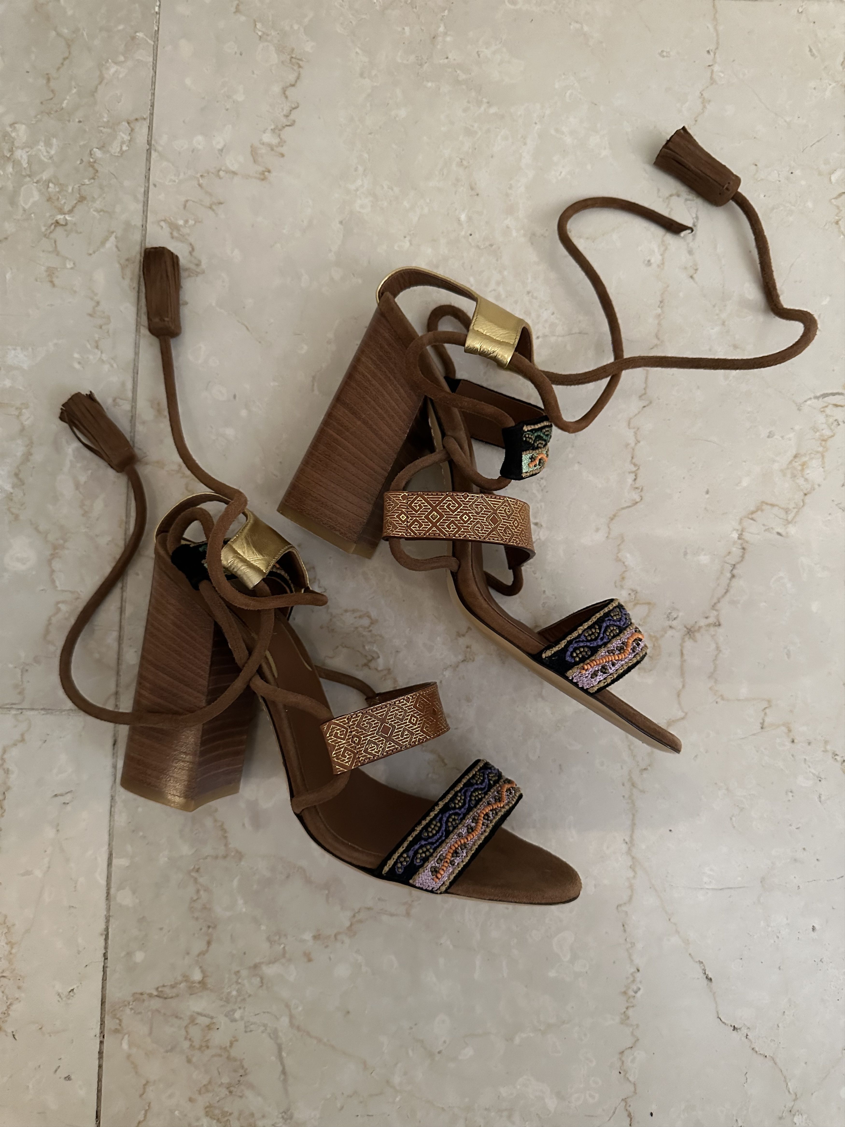 Etro Etro Sandal with different colors and embroideries Size US 8 / IT 38 - 3 Thumbnail